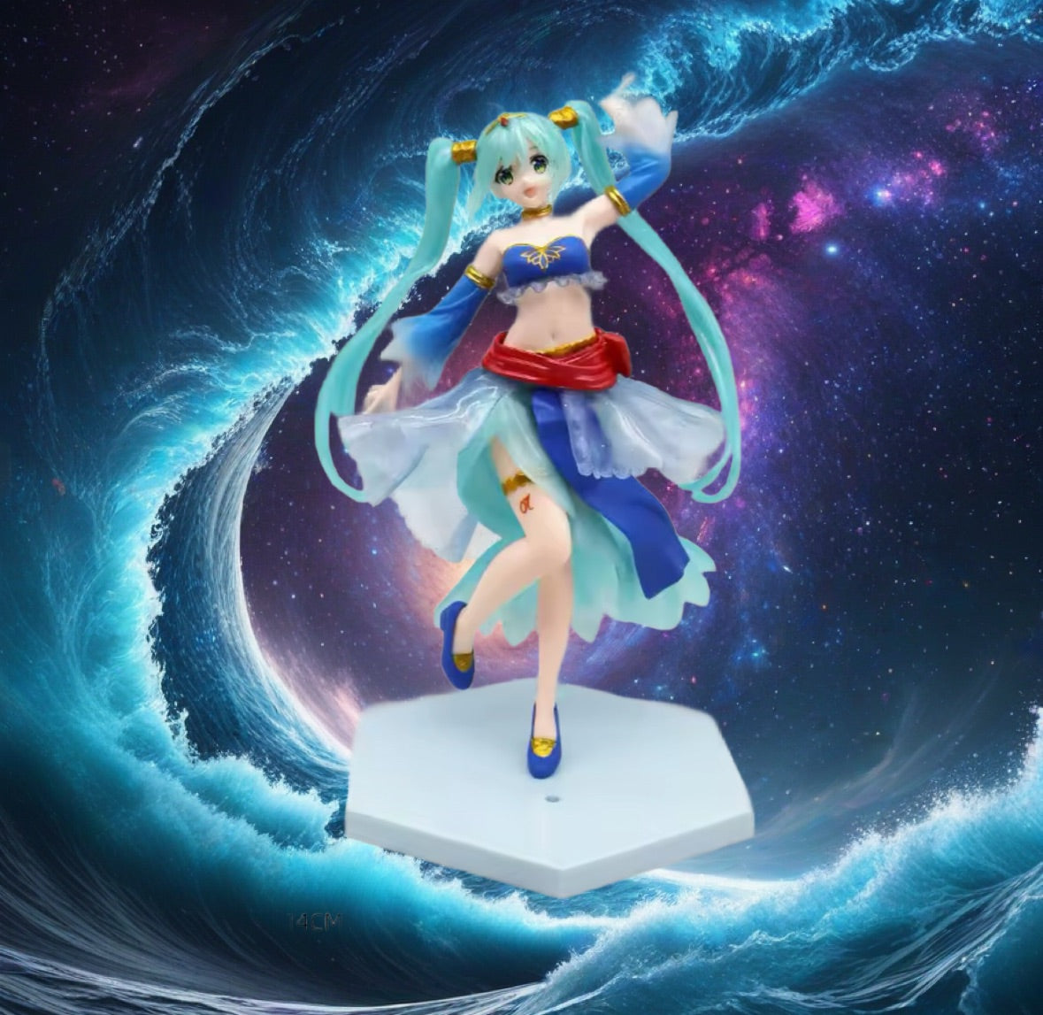 21CM Anime Hatsune Miku Artist MasterPiece Princess Arabian Ver Dress Up Model