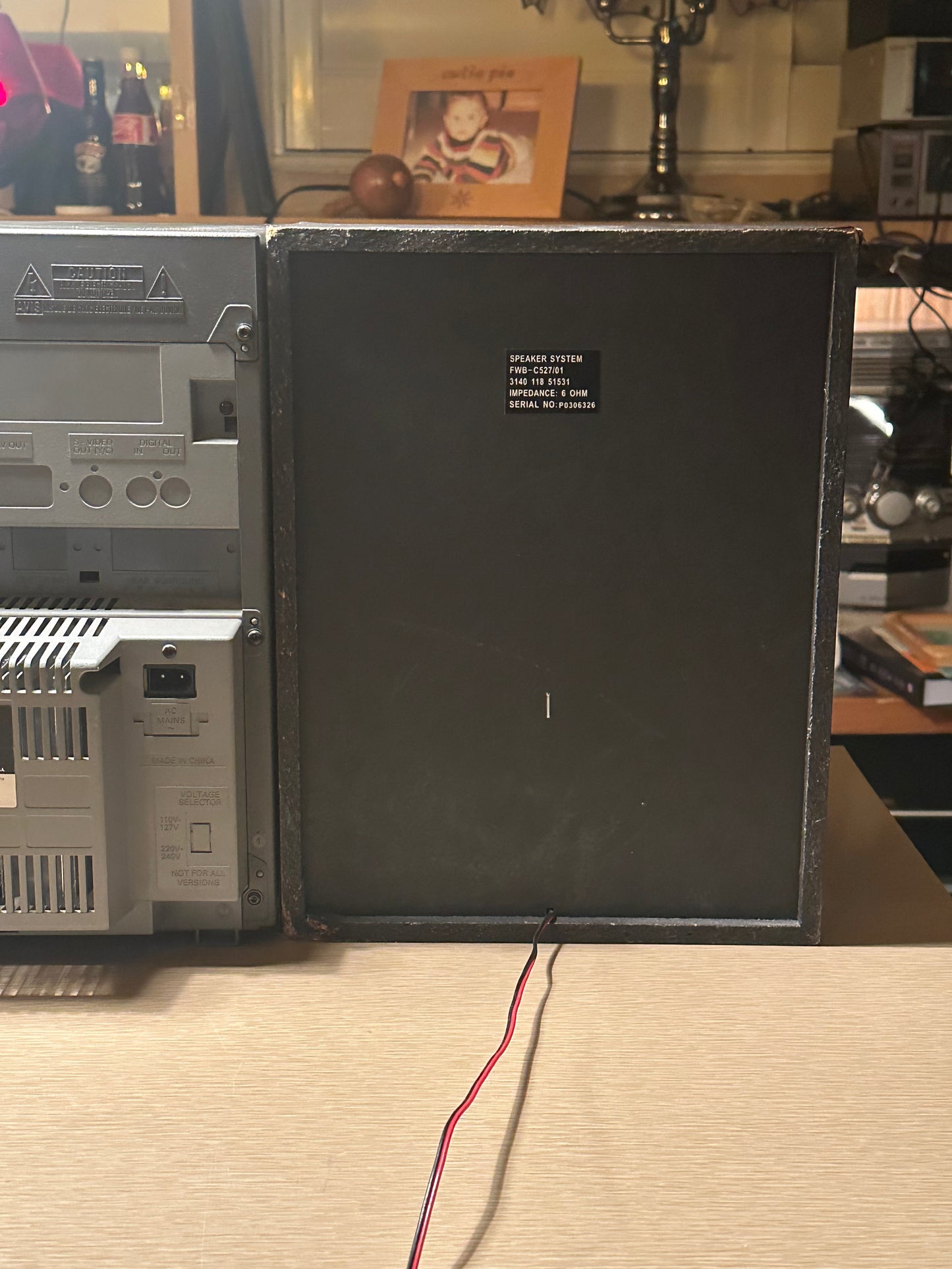 Philips FW-C527/37 Dual Cassettes 3 CD Changer Tested and Working