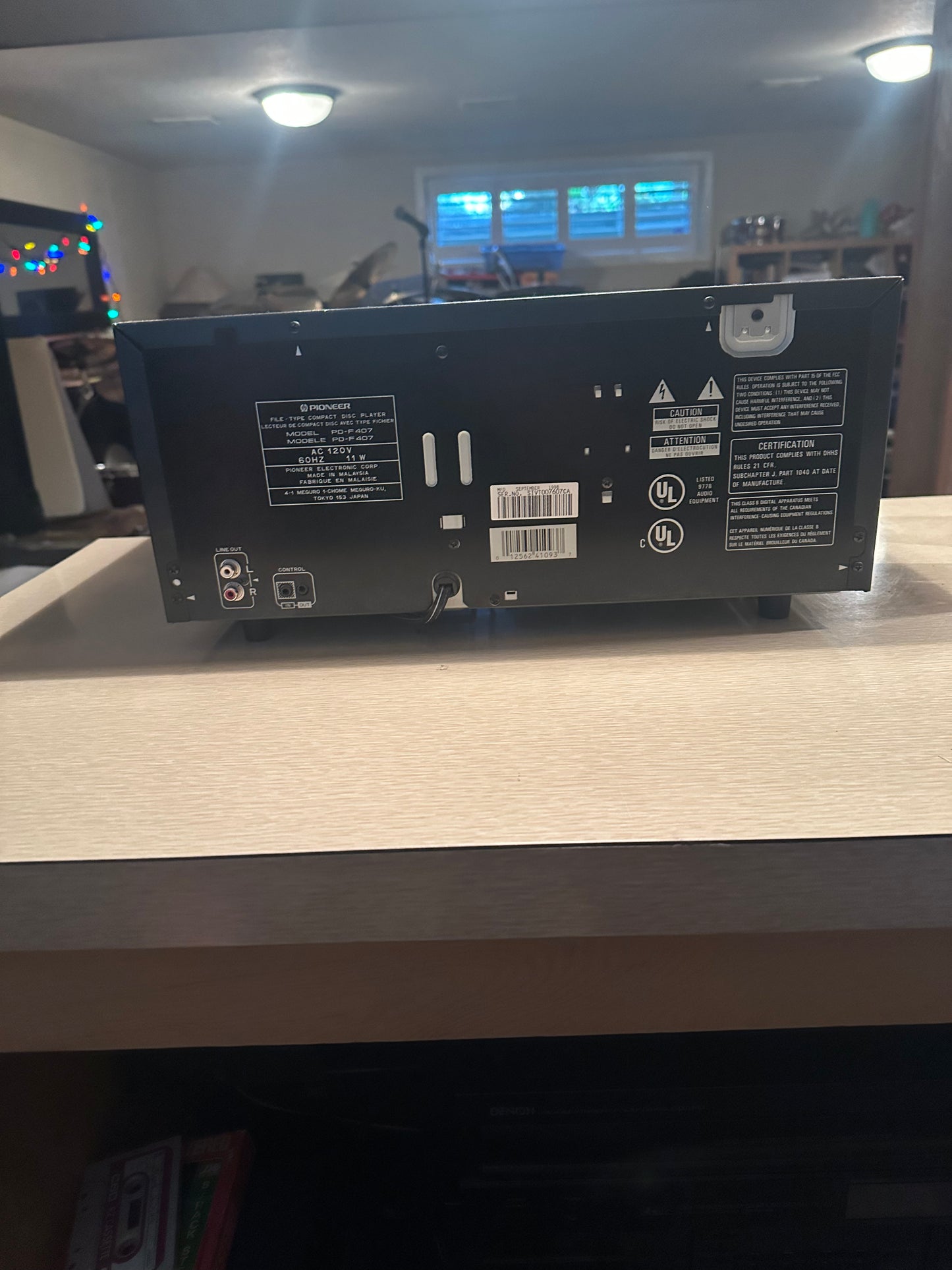 Pioneer / PD-F407 / File-Type Compact Disc Player / 25 Disc / Tested *Serviced*