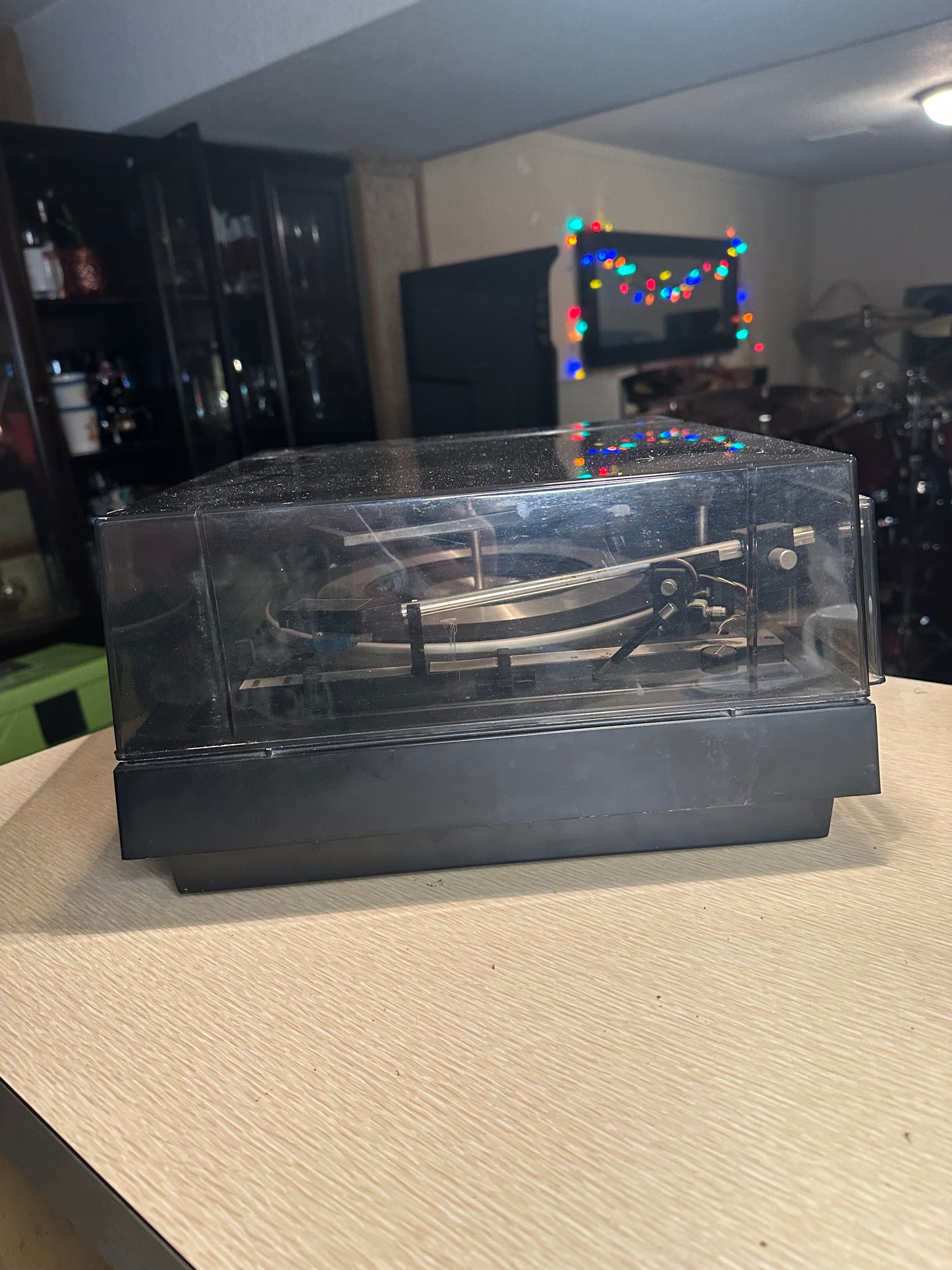 Vtg SEARS SOLID STATE BSR TURNTABLE RECORD PLAYER STEREO Model 3733