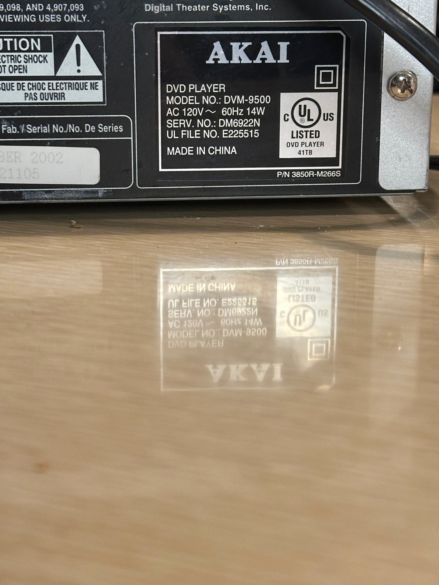 AKAI DVM-9500 5 Disc Changer CD/ DVD Player Tested Fully Working Very Rare🔥