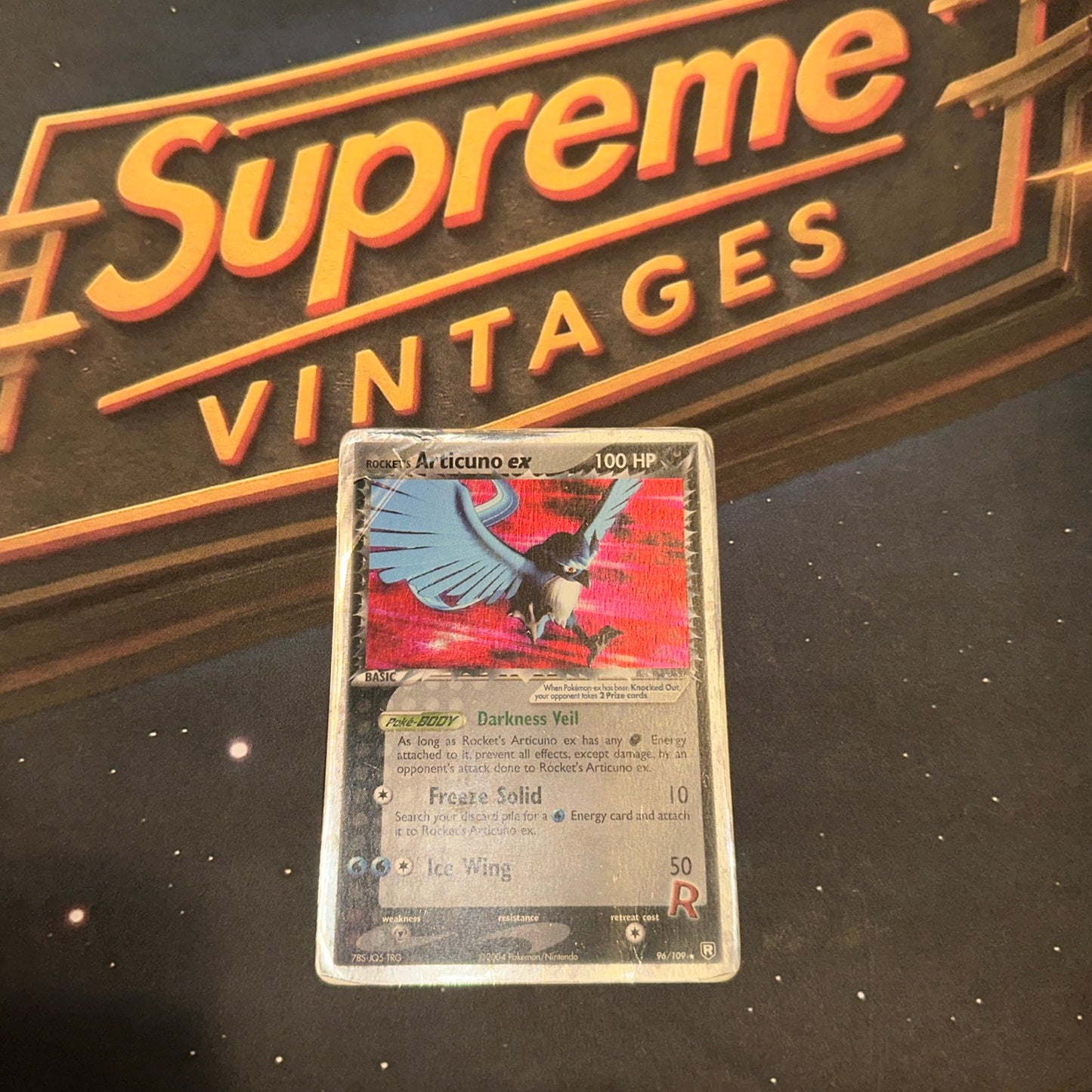 Rocket's Articuno ex 96/109 Holo Rare EX Team Rocket Returns Pokemon Card