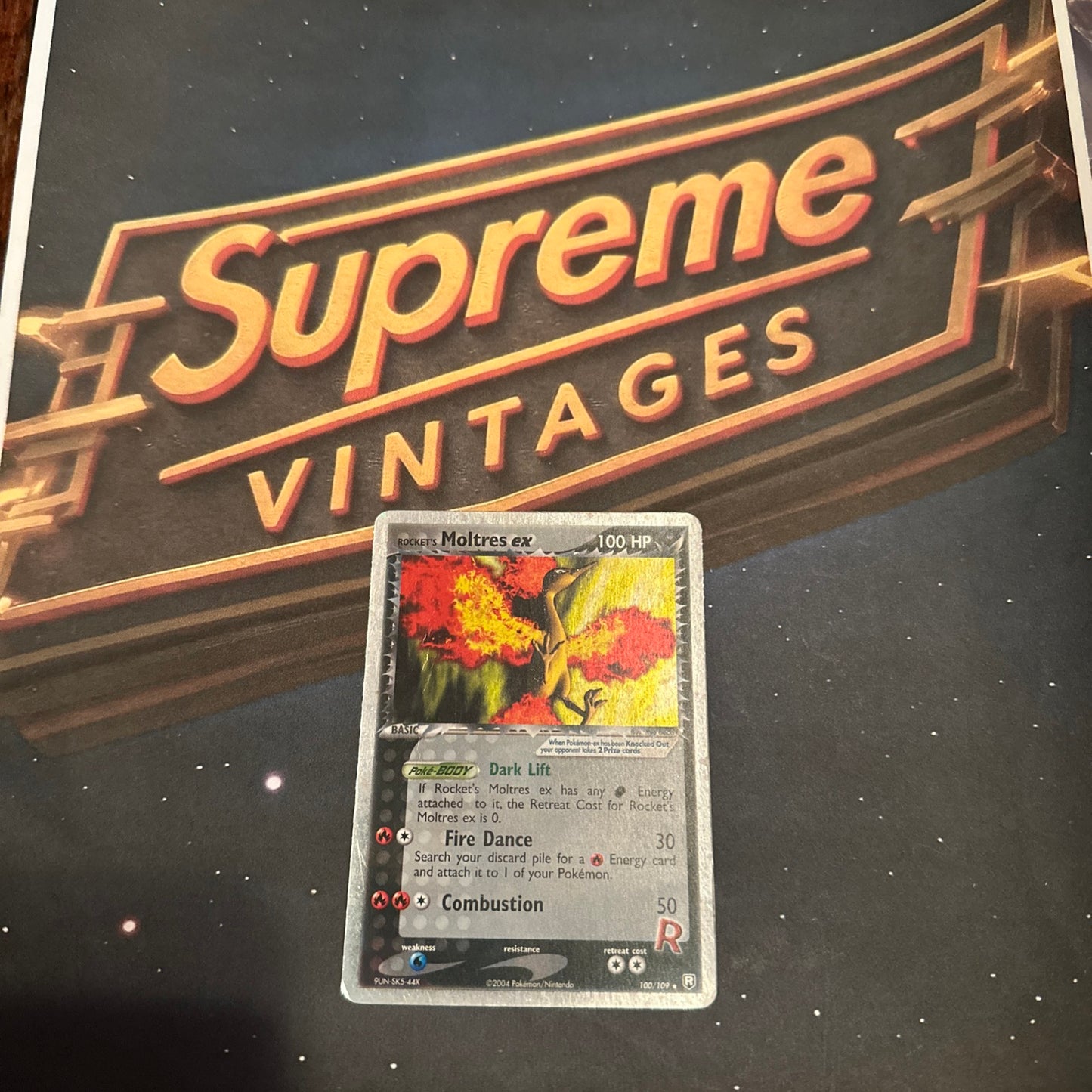 Pokemon Rocket's Moltres ex Team Rocket Returns 100/109
