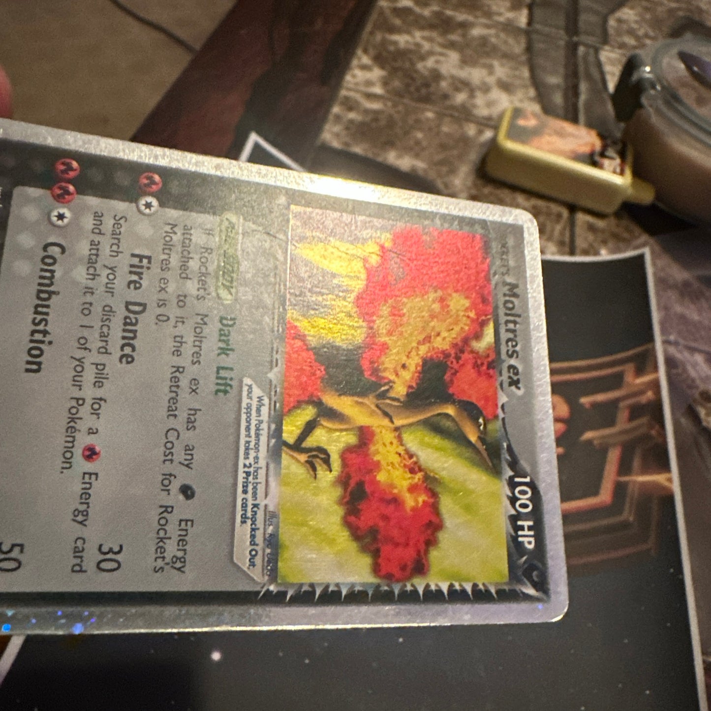 Pokemon Rocket's Moltres ex Team Rocket Returns 100/109