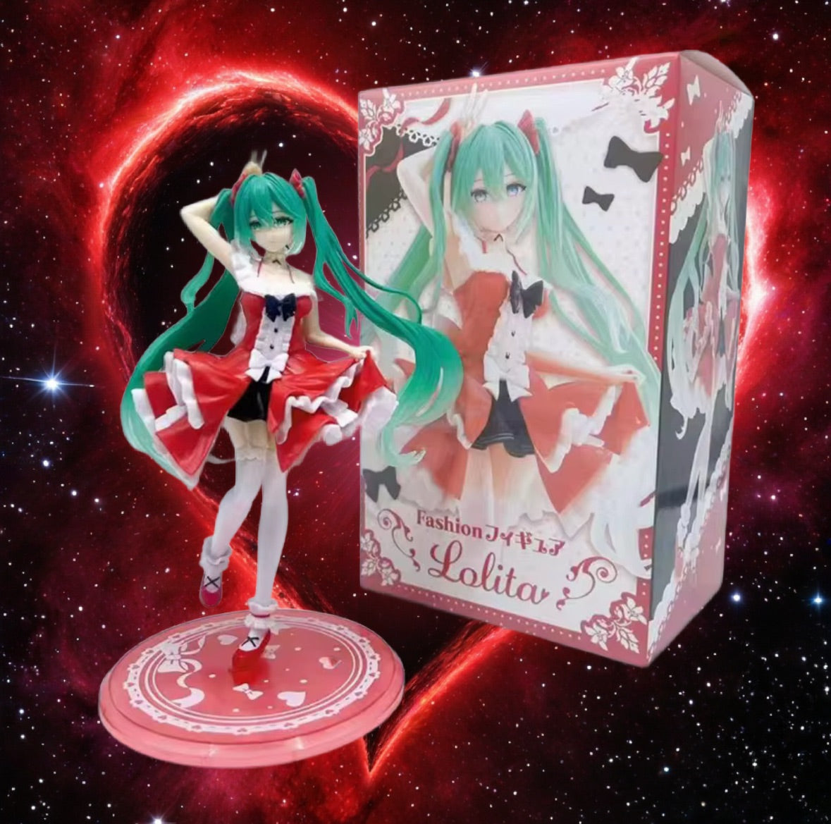 Hatsune Miku Fashion Lolita Miku Anime Figure Collection Action Figurine