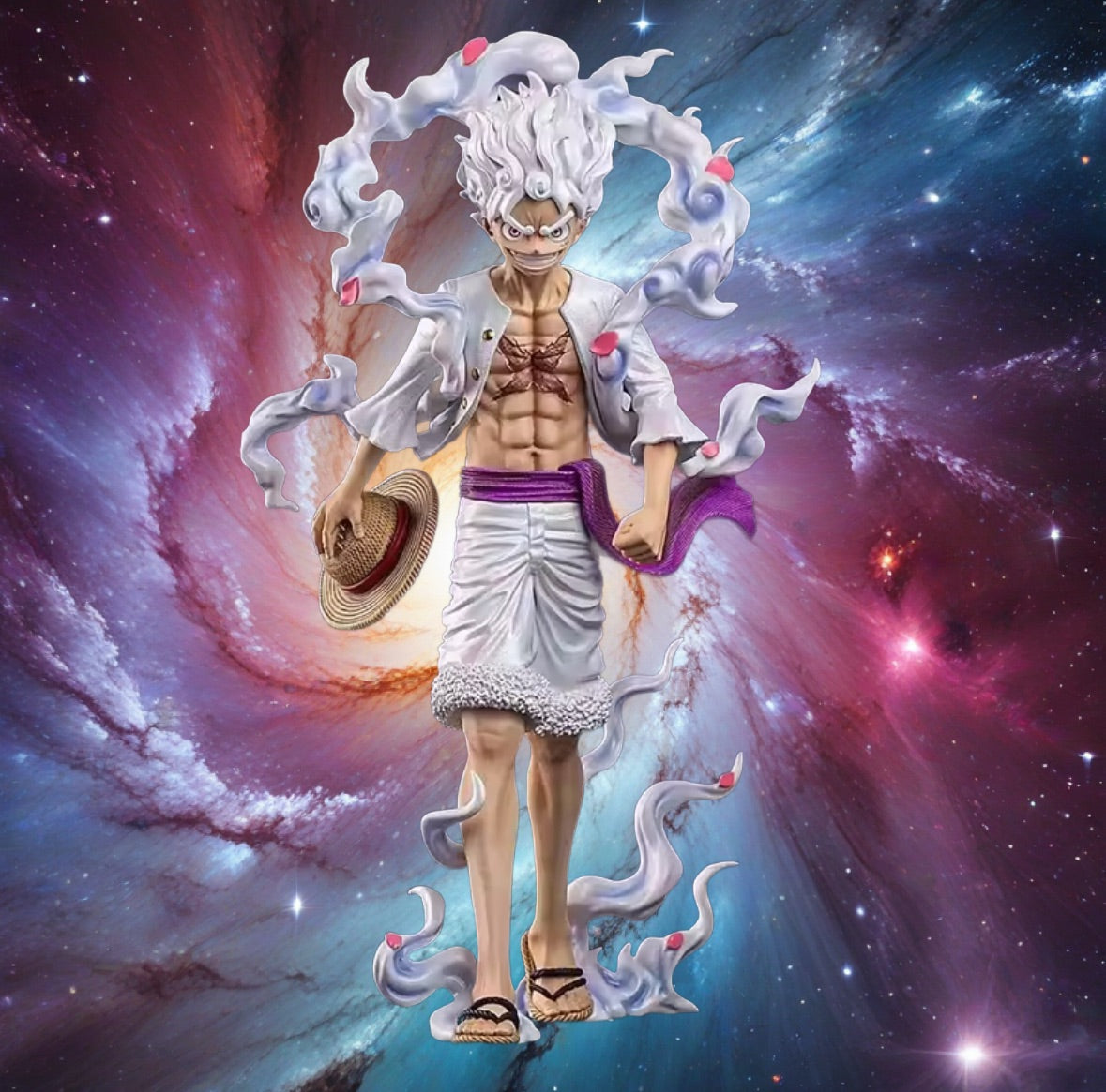 23cm Anime Zook Luffy One Piece GK NIKE Monkey D. Luffy Action Figure