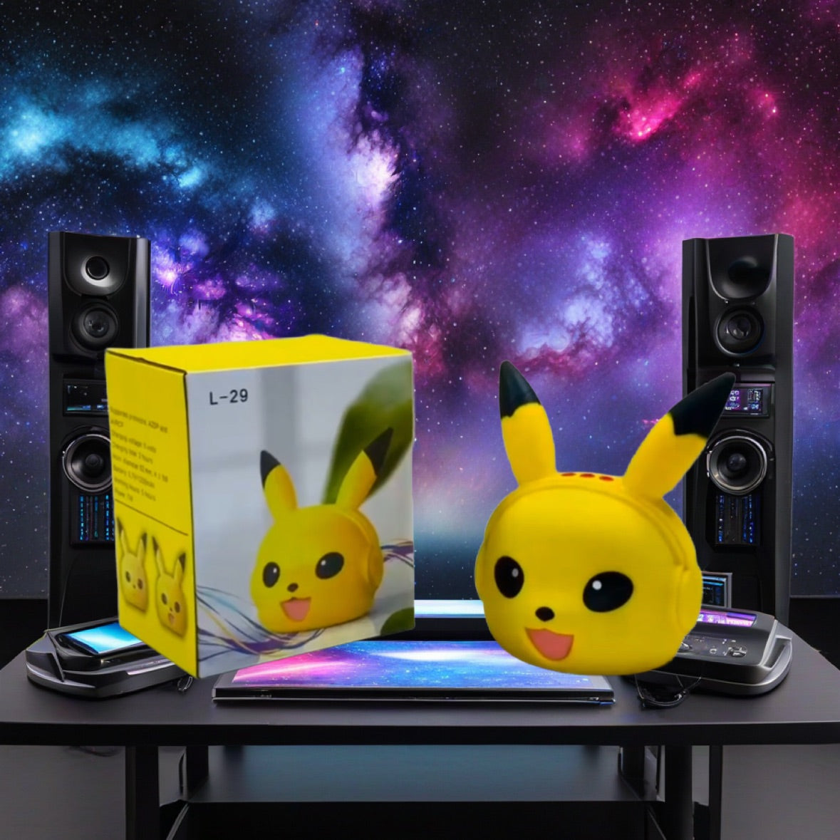 Pikachu Wireless Bluetooth Speaker Portable Small Speaker Heavy Subwoofer NIB