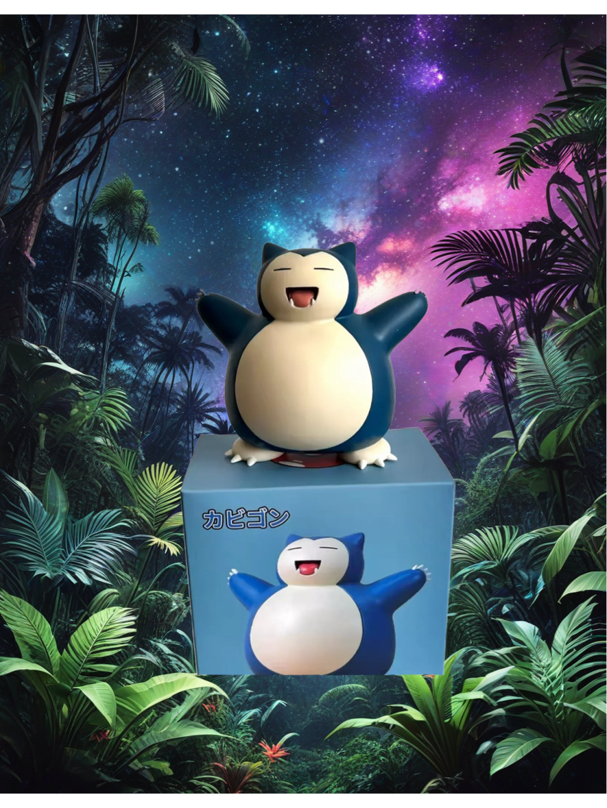 11 Cm Vintage Snorlax Action Figure Brand New In Box Gift Idea