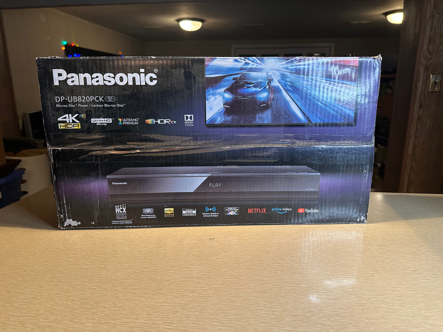 Panasonic DP-UB820P-K HDR UHD Blu-ray Player Brand New Open Box
