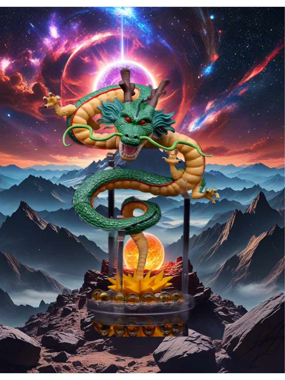 Dragon Ball Z Shenron and 18cm AnimeFigure Dbz Figurine Pvc Statue Wicked Cool!
