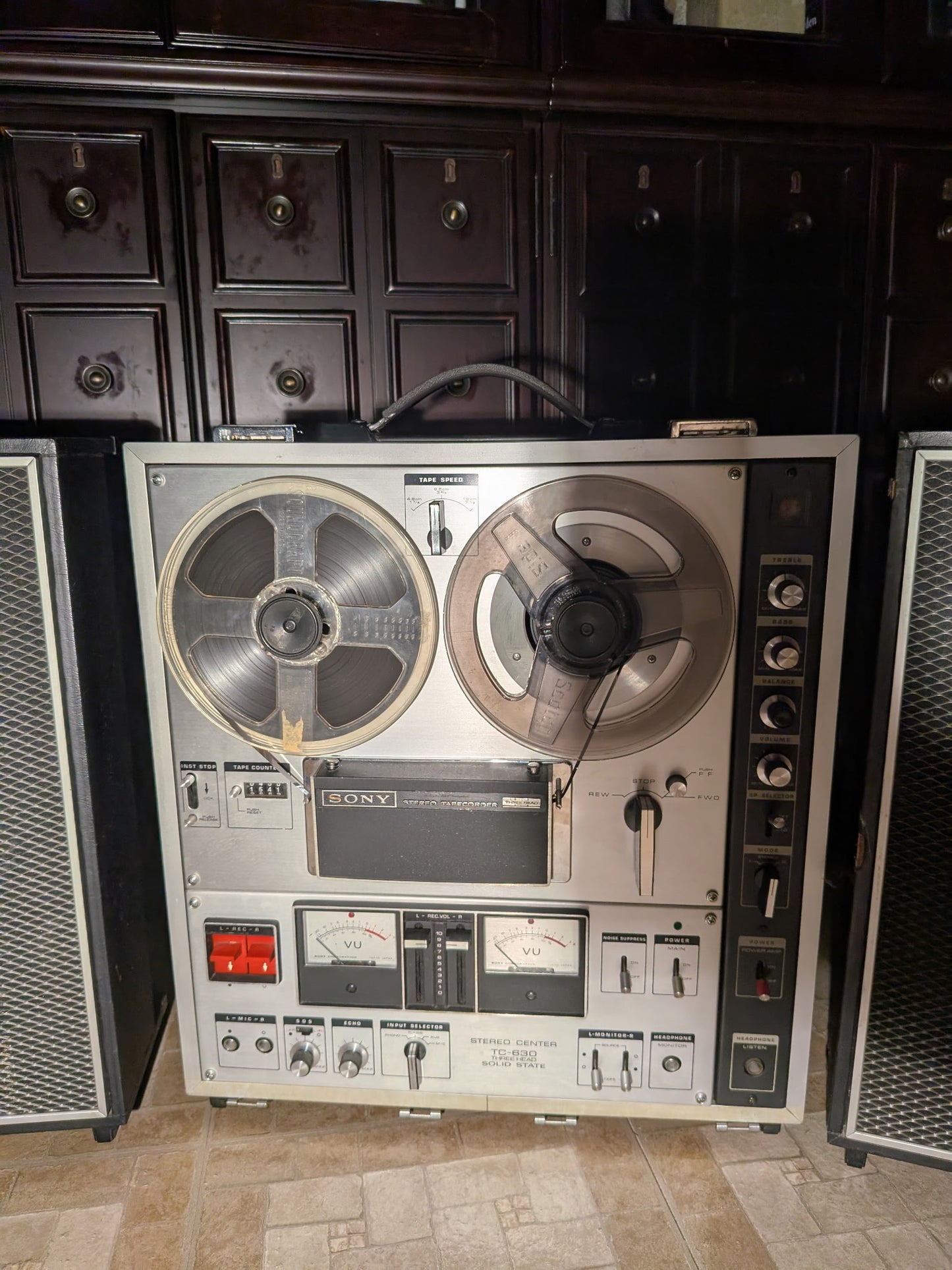 🔥Sony TC-630 Reel to Reel Tape Recorder Deck Solid State Audio 3-Speed Turns On