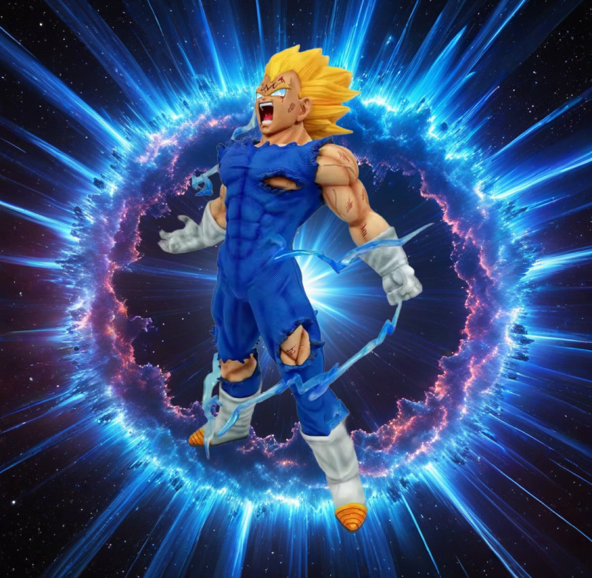 Vegeta Majin DBZ Ver. Action Figure Toy Model Dragon Ball Z Statue Figure 27cm