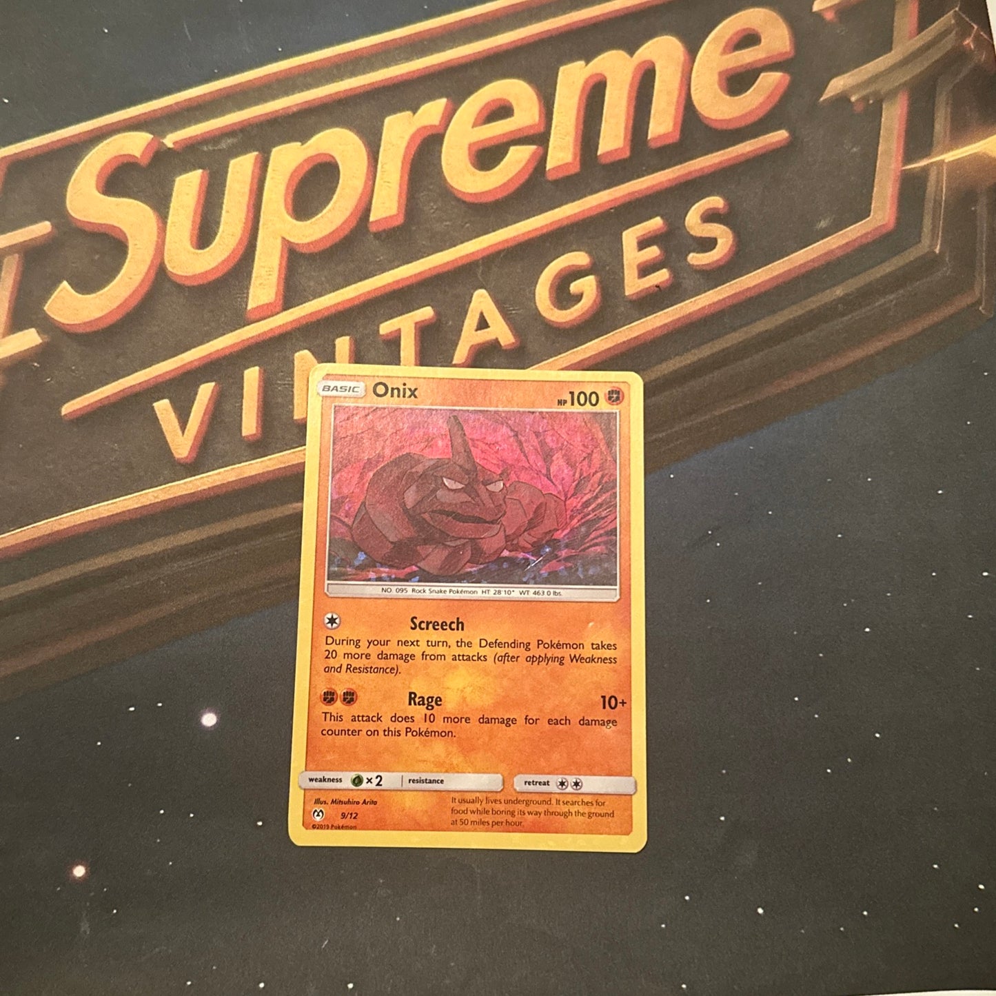 Pokemon Onix - 9/12 - Promo McDonald's Collection 2019 LP