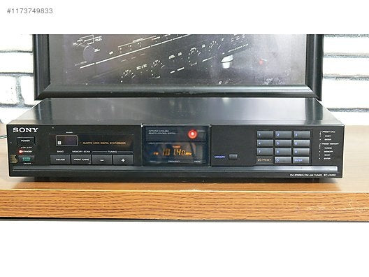 Vintage SONY ST-JX451 Quartz lock Digital Synthesizer Stereo Tuner ~ TESTED