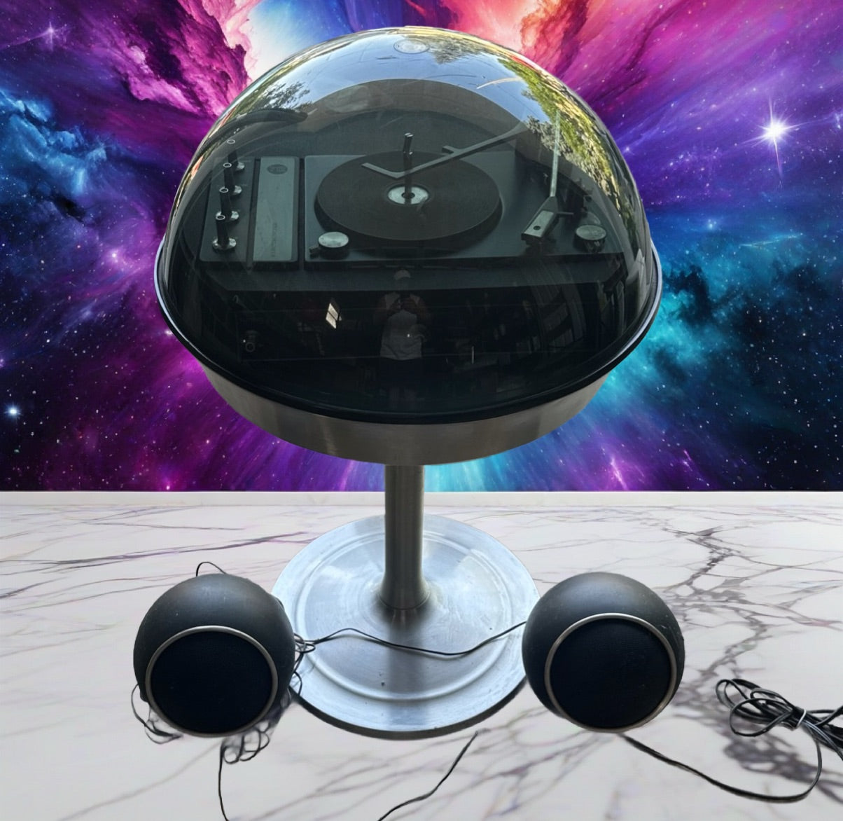 1970 electrohome 712 "saturn" record player and stereo With Speakers Very Rare🛸
