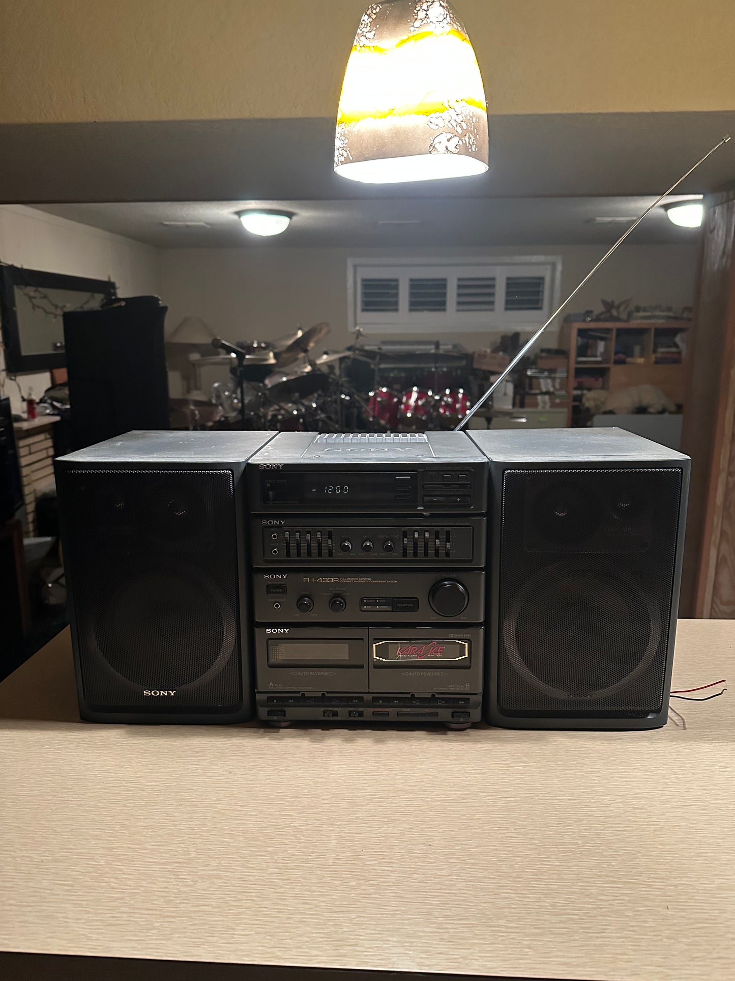 Sony FH-433R Stereo/FM-AM Tuner Compact Stereo Vintage Japan - Very Rare Works!