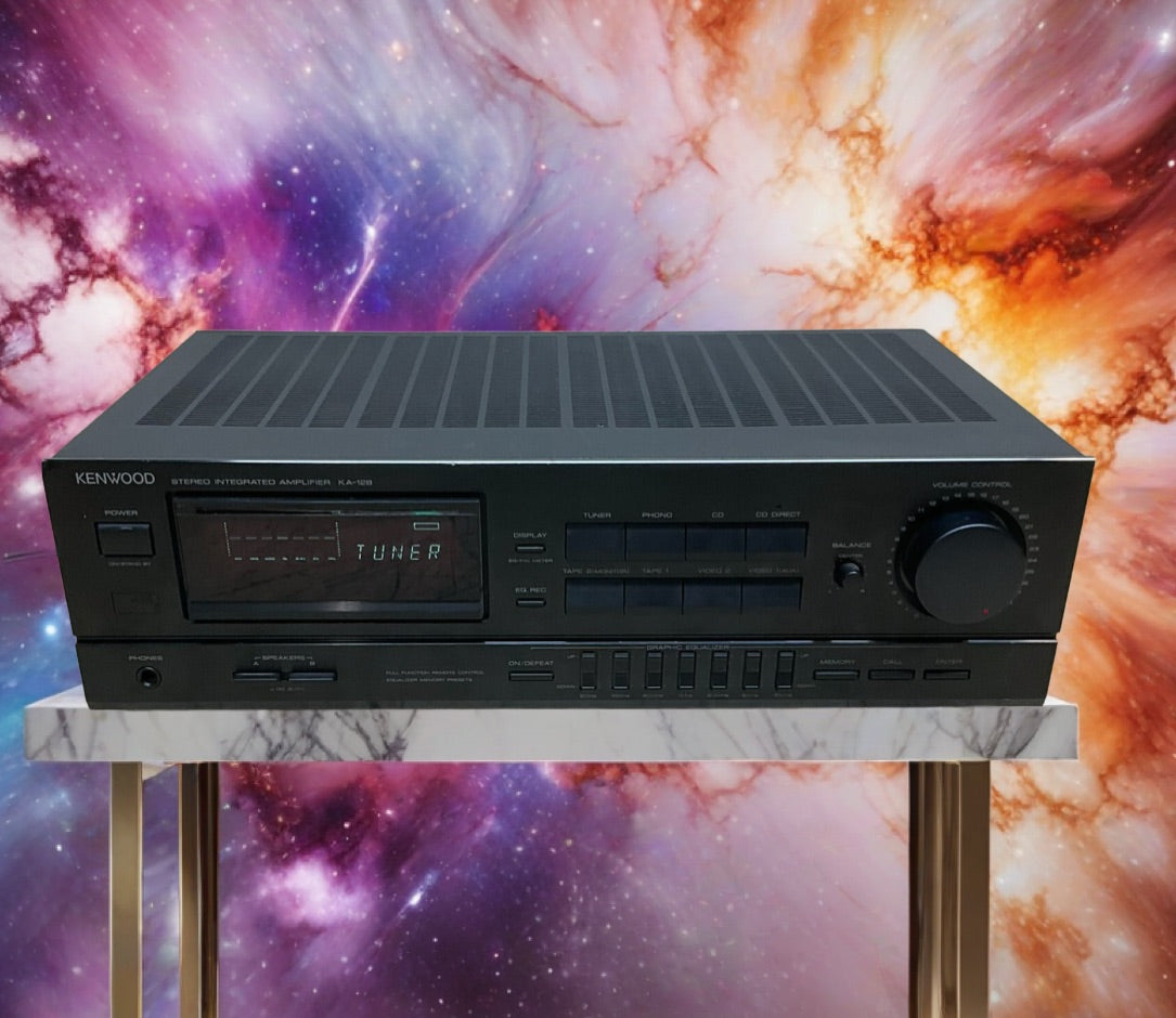 Kenwood KA-128 Stereo Receiver W/Integrated Amplifier Unit Only And Working