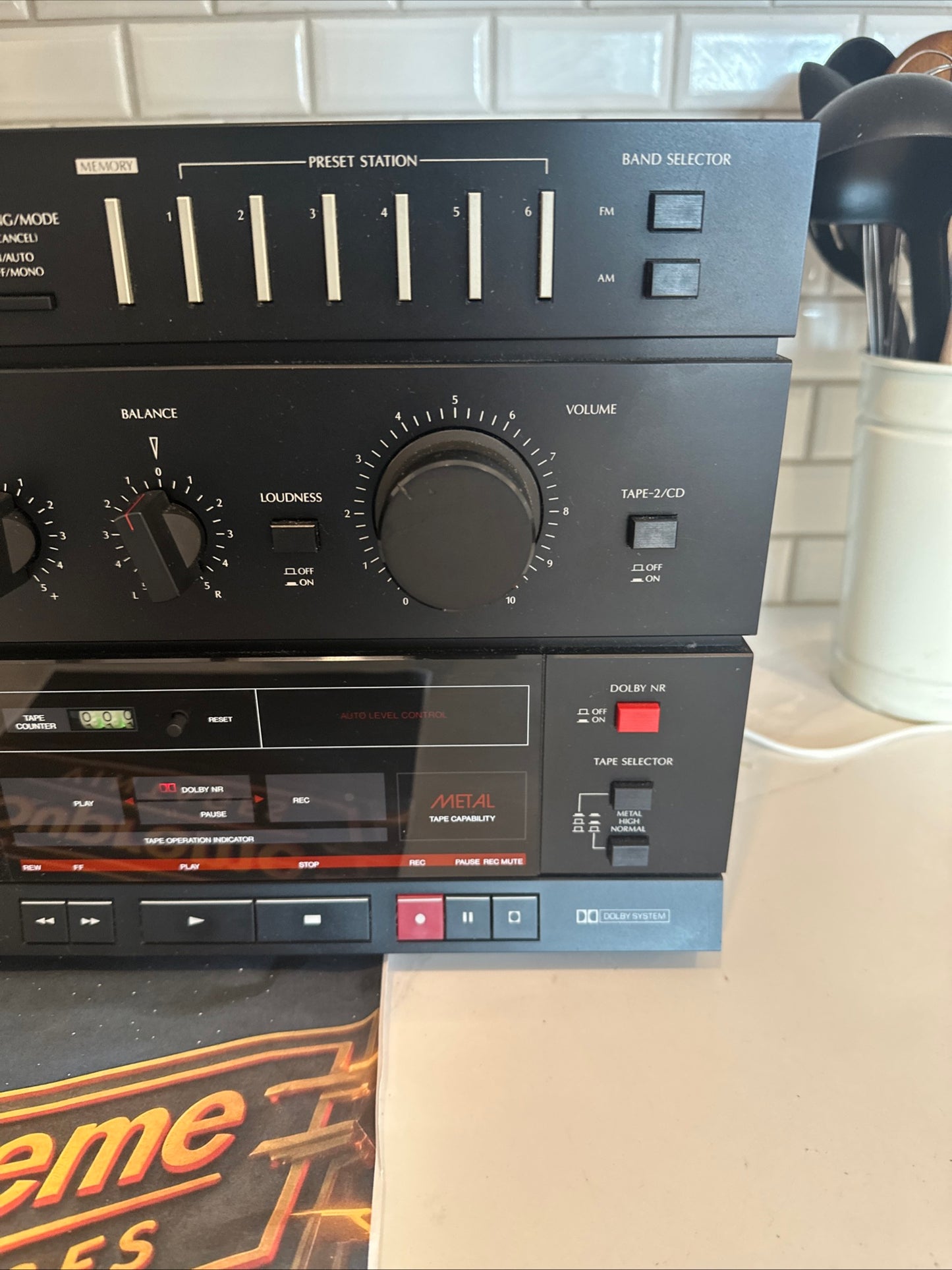 Sansui DA-T550 Integrated Tape Amplifier Tuner - TESTED Working Extremely Rare🔥