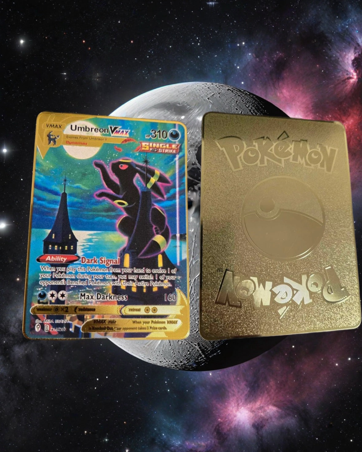Umbreon VMAX Pokemon Card Rainbow GX EX GX ACG V STAR HOLO 1st Moonbreon M58
