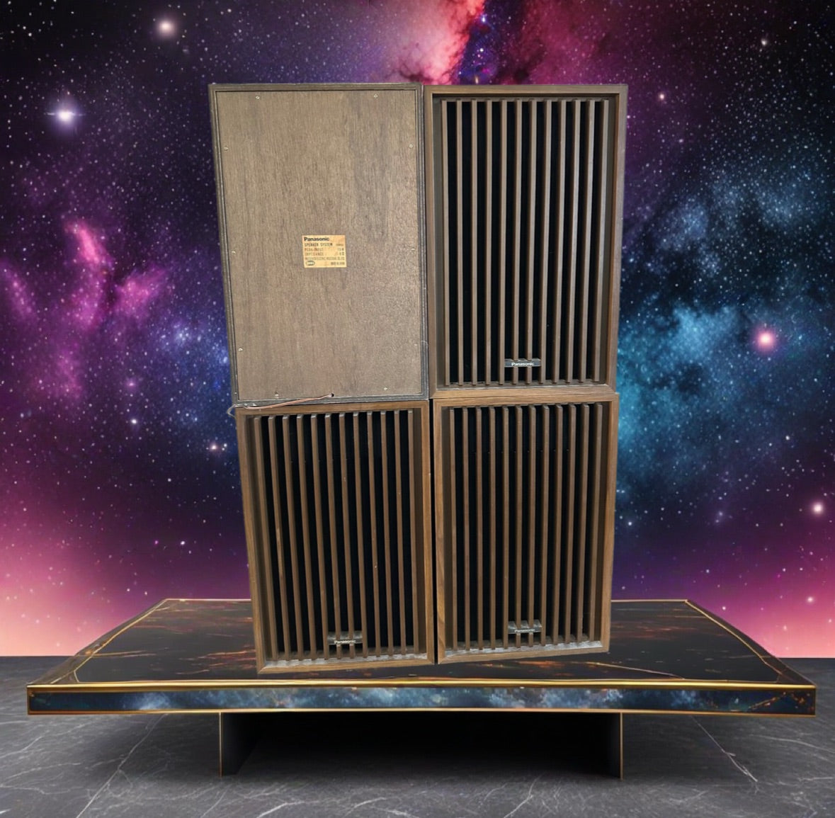 Vintage Panasonic 8840 Speakers Set Of 4 1970’s very rare