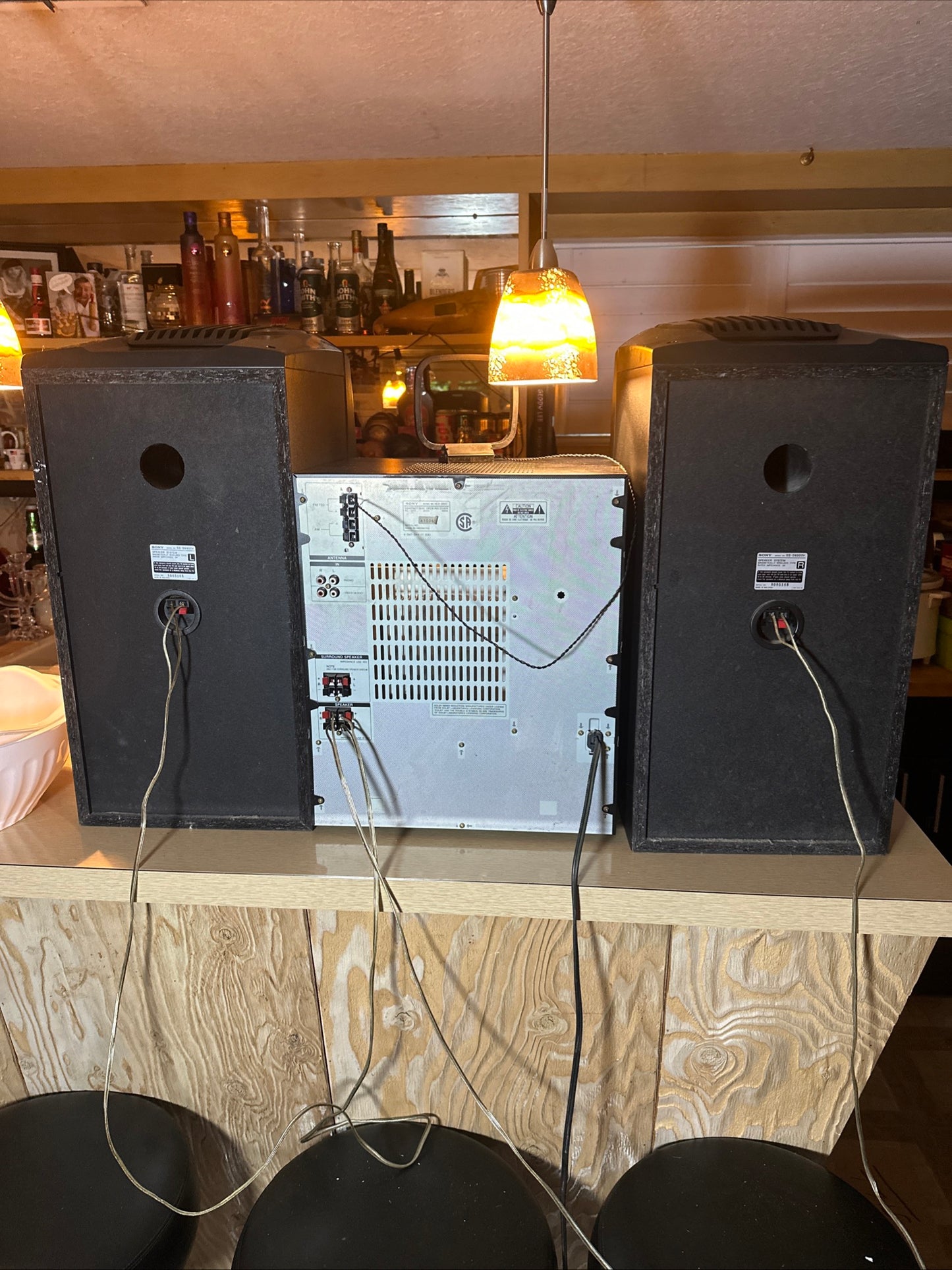 Vintage 1997 Sony LBT-D690 Stereo System With Speakers Tested Working Monster🔥
