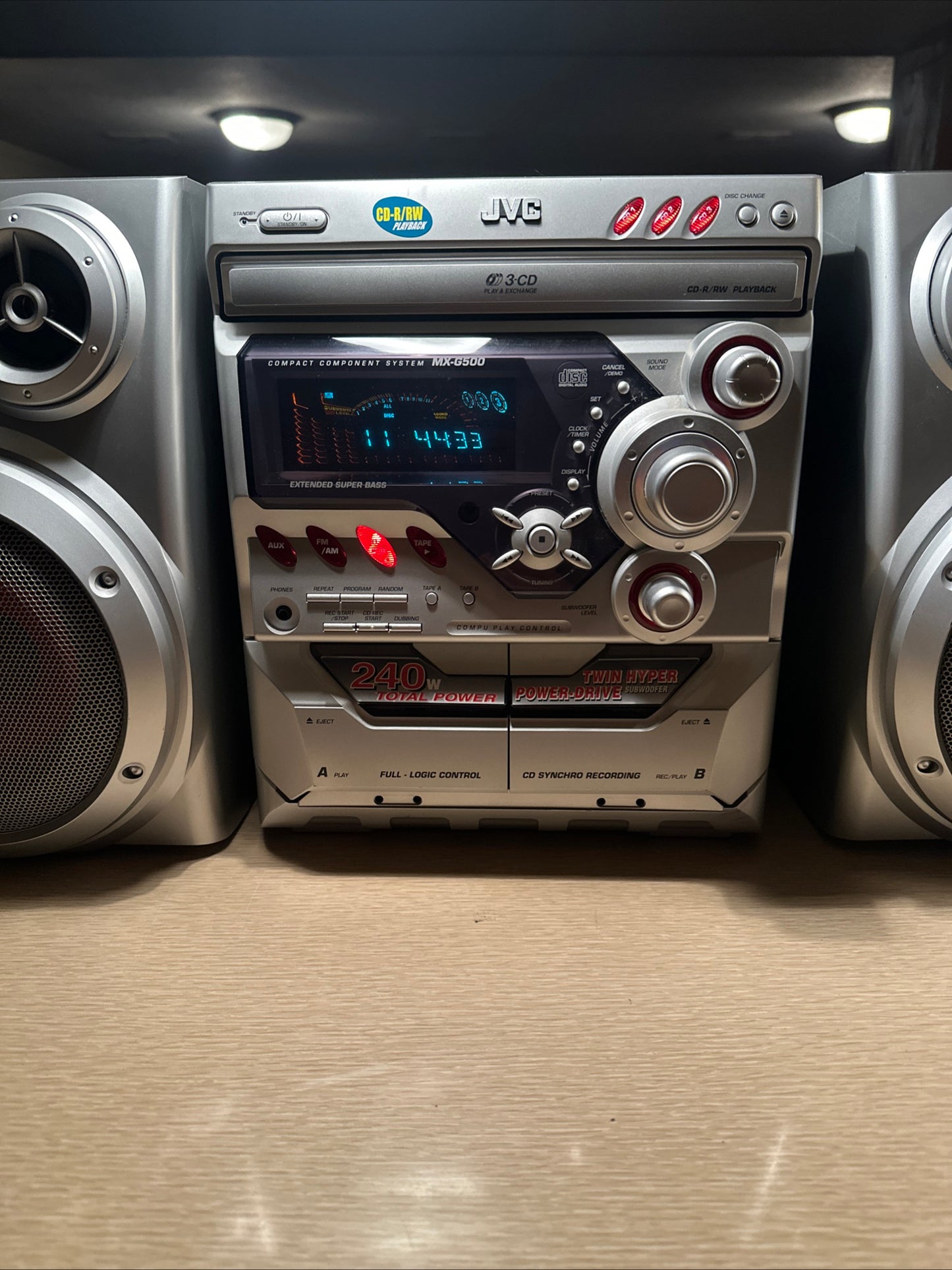 JVC MX-G500 Grey SP-MXG500 - Tested! Fully Working With Remote Super Rare🔥