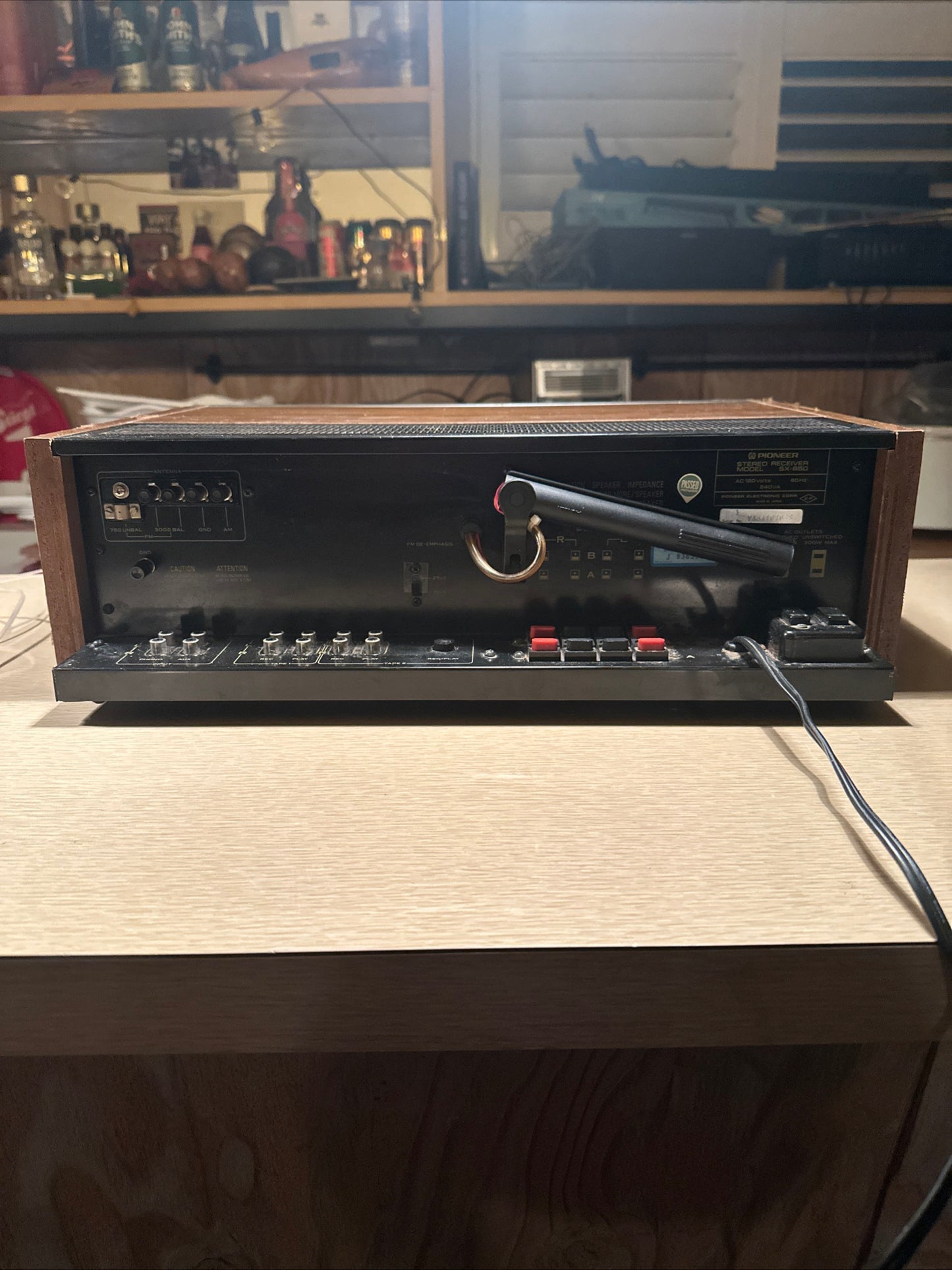 Vintage PIONEER SX 650 AM/FM STEREO RECEIVER Fully Functional Good Shape 🔥