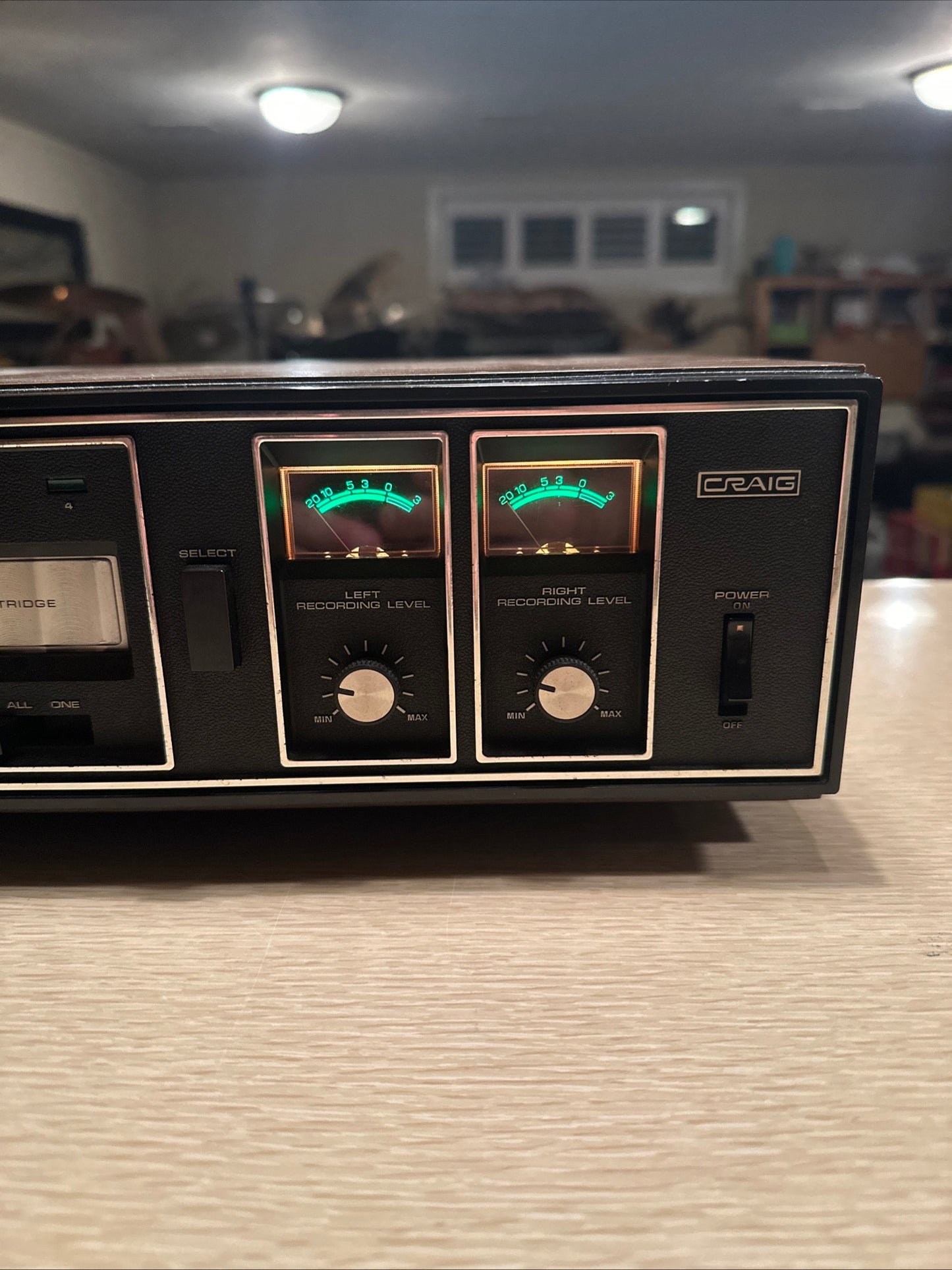 Craig 3304 Eight-Track 8-Track Stereo Tape Player Recorder Home Stereo Working🔥