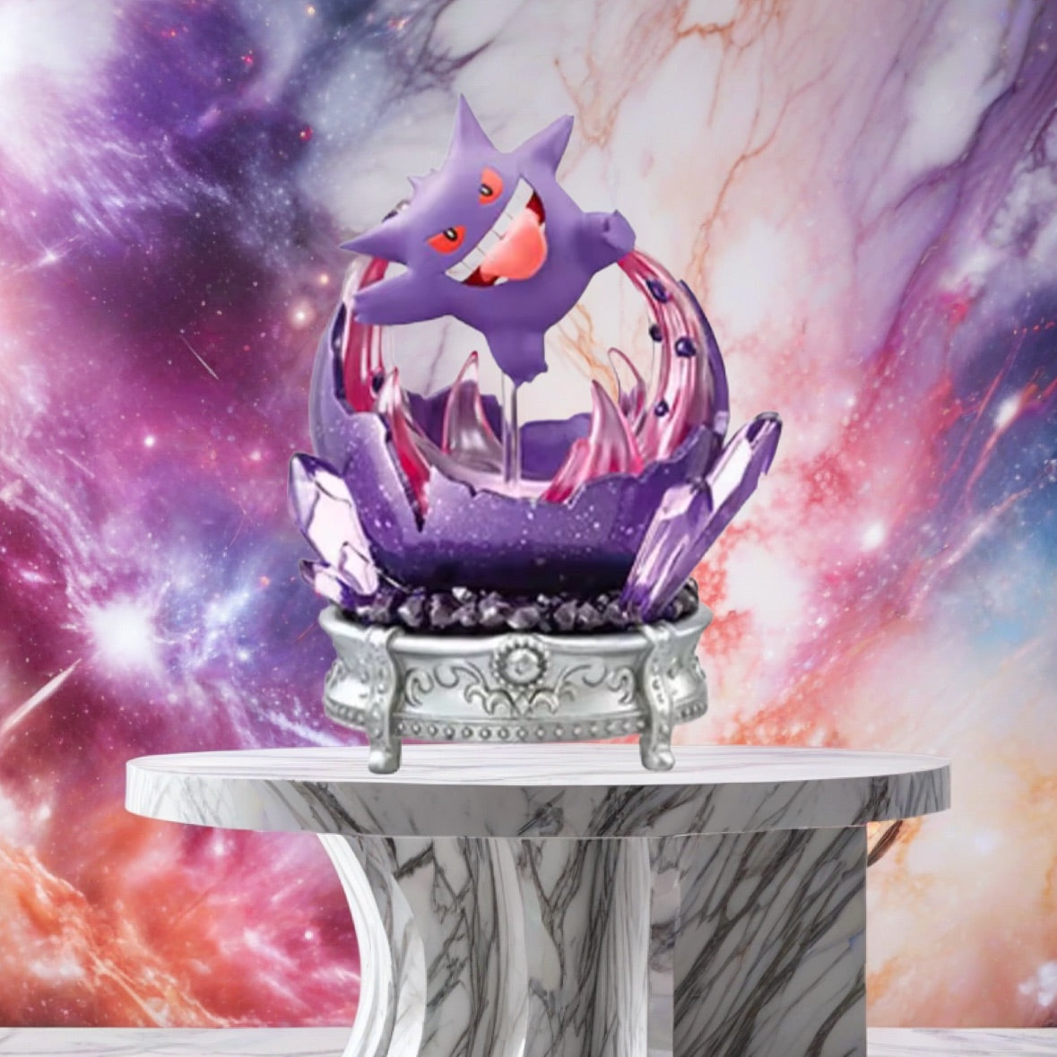 Re-Ment Gengar Genuine Pokemon Mysterious Miracle Of Sparkling Statue Toy Gift