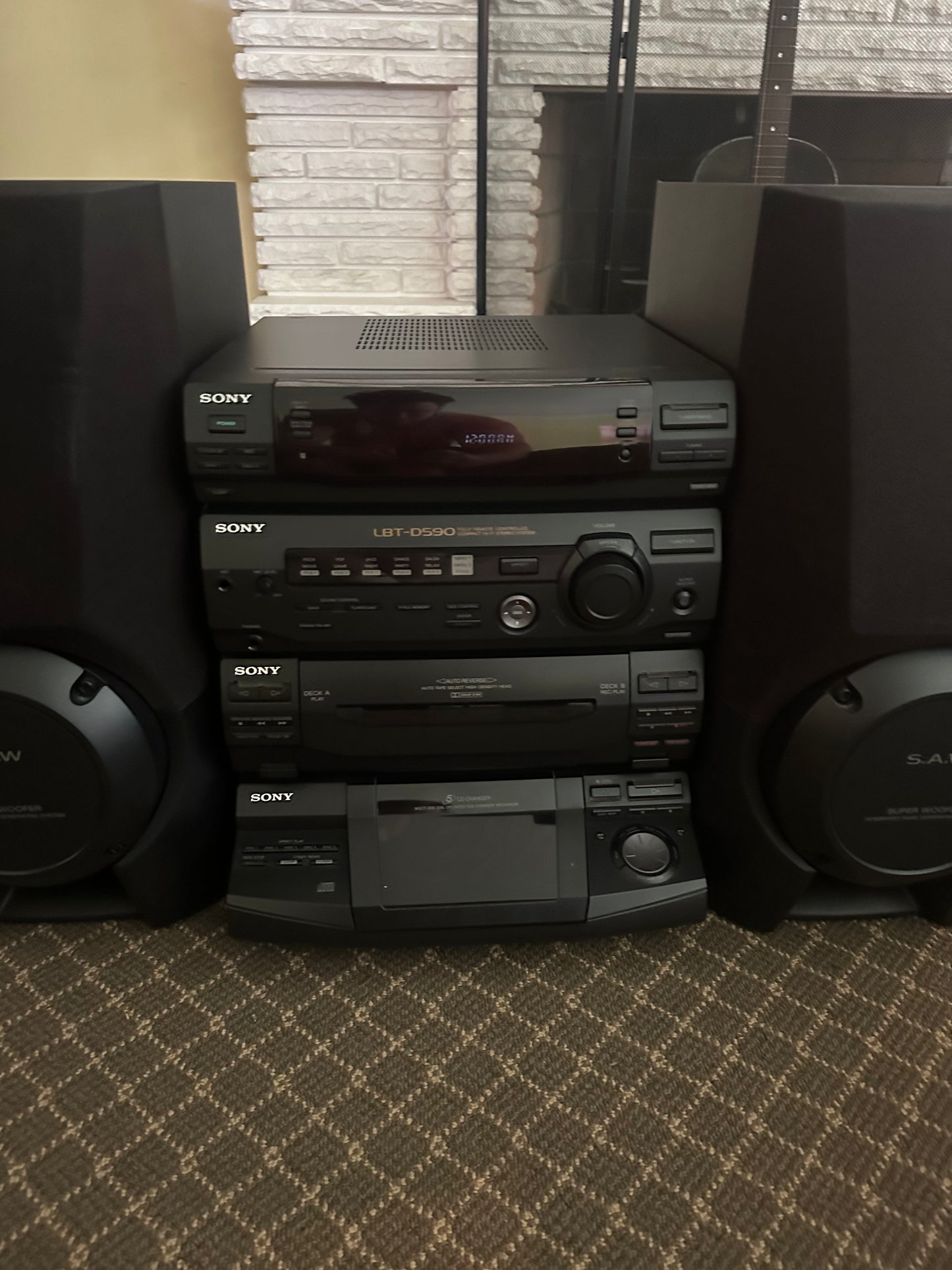 Vintage Sony LBT-D590 Model HCD-D590 Stereo System Tested Fully Functional 🔥