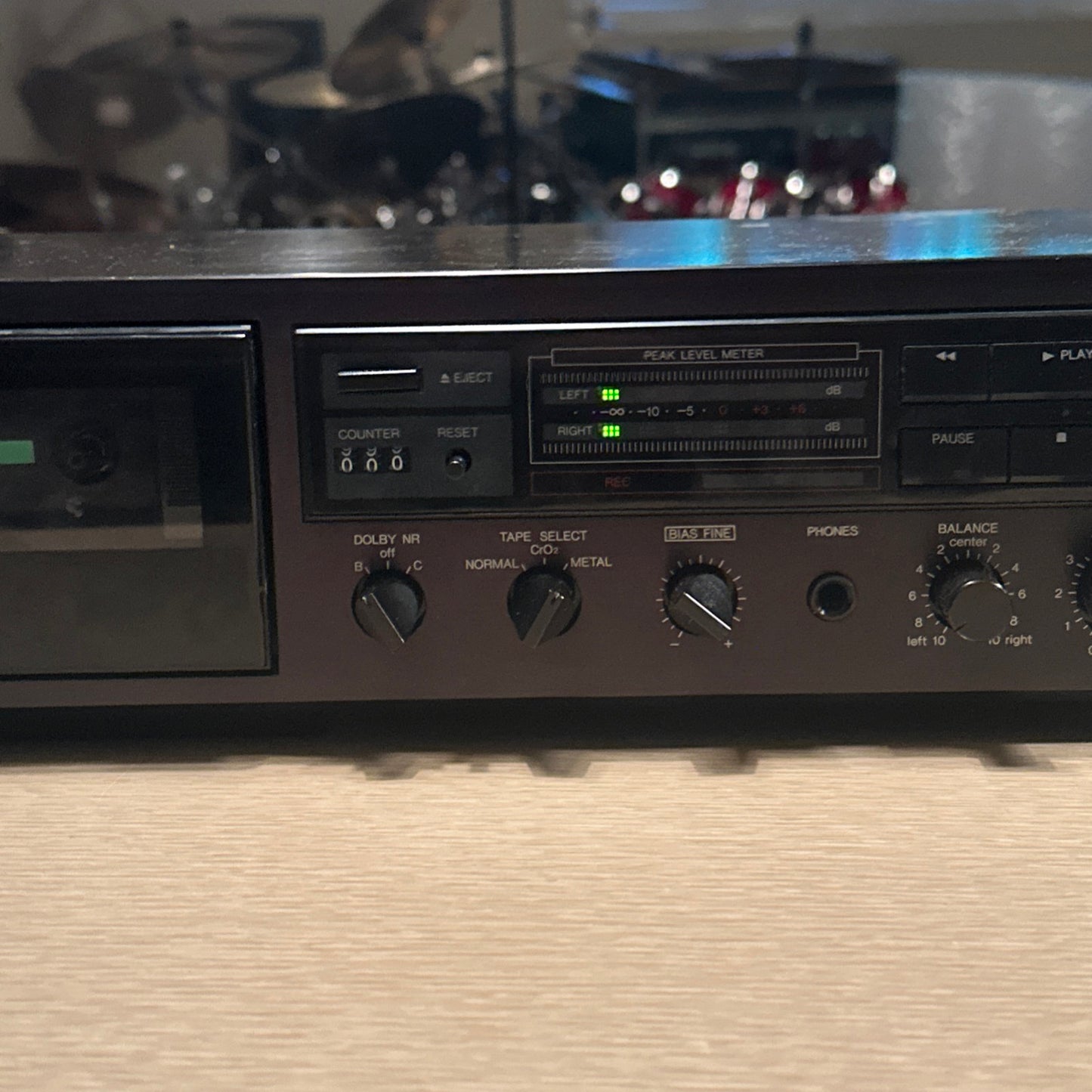Denon DR-M07 Stereo Cassette Deck Hi-Fi Separate Tape Recorder Working Great