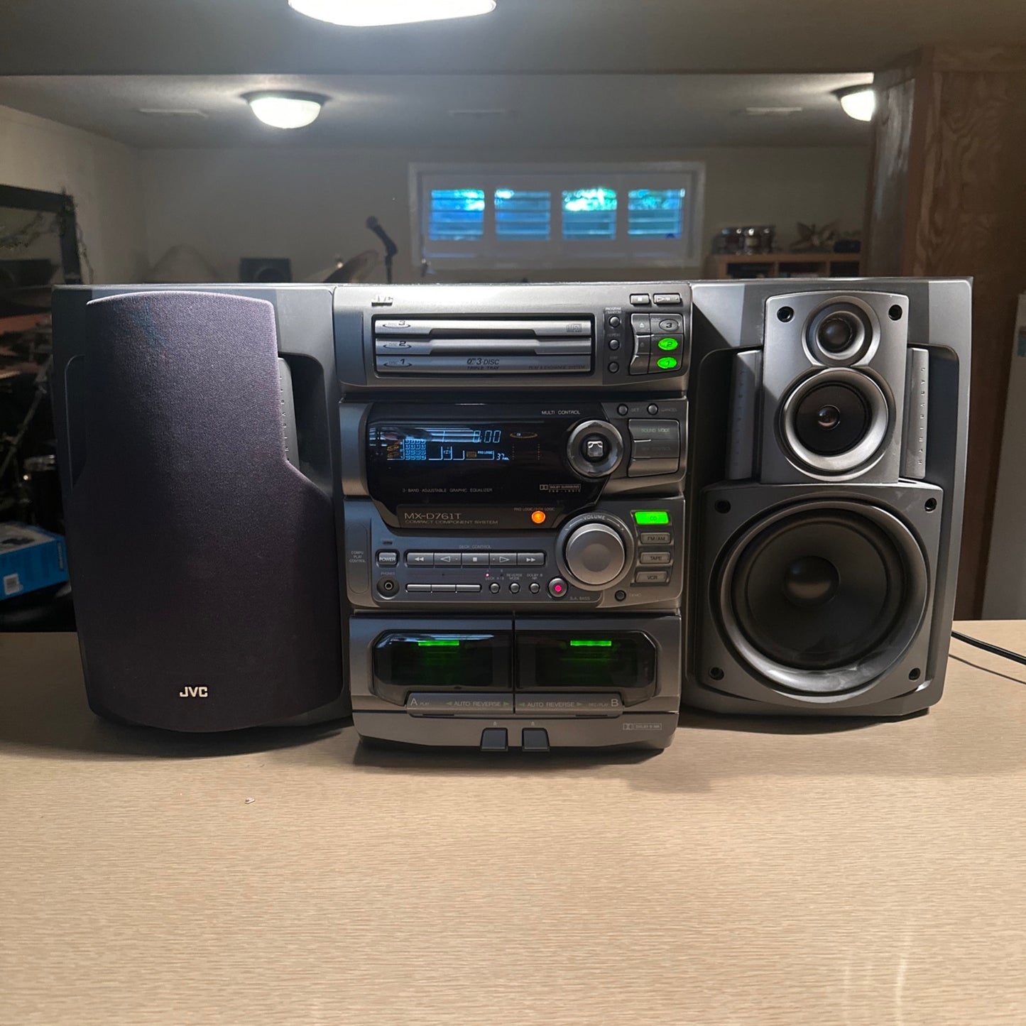JVC MX-D761T Hi-Fi Compact Component System& Speakers - Extremely Rare Tested🔥