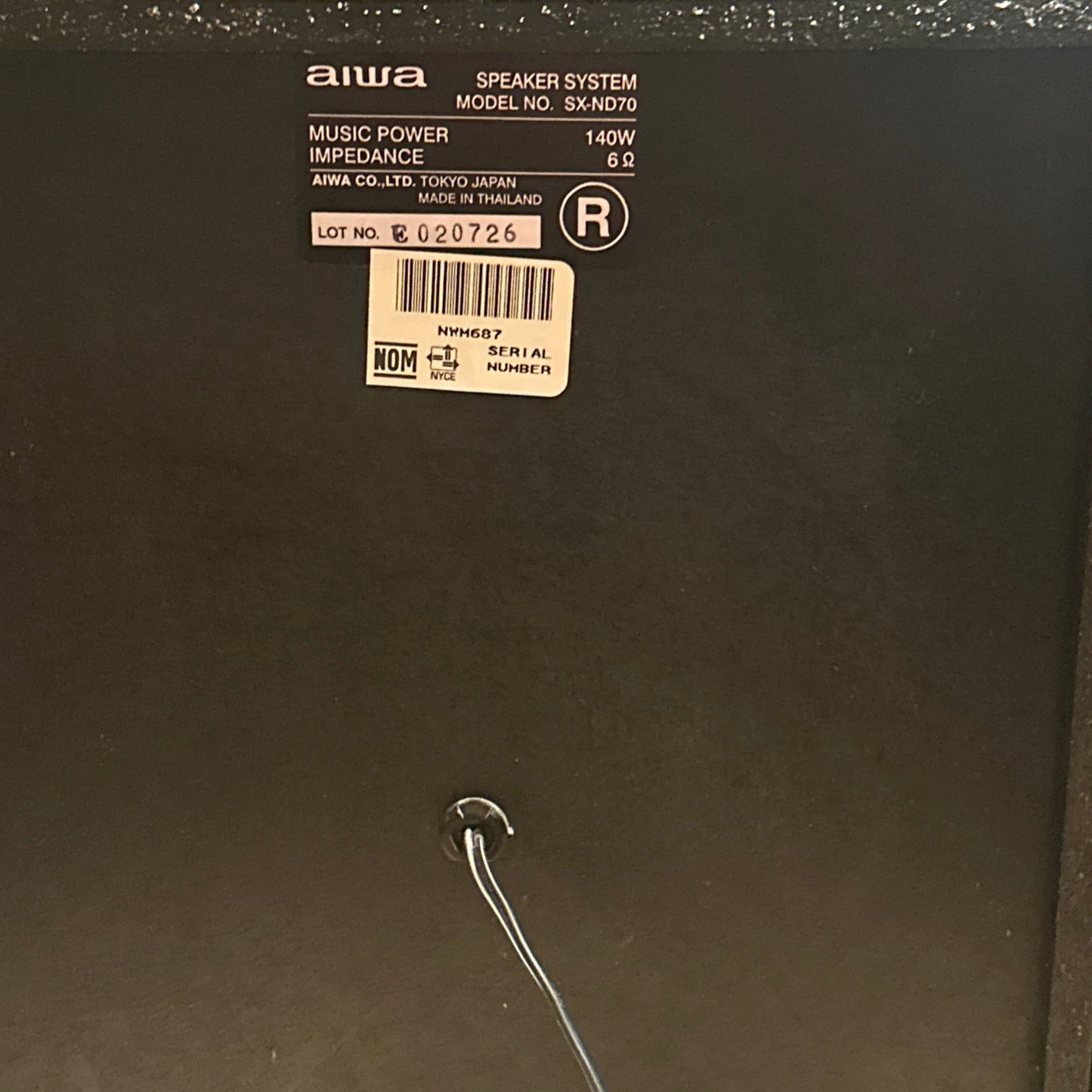 Aiwa Hi Fi Stereo Component System Model NSX-D70 400 WATT TOTAL POWER WORKING🔥