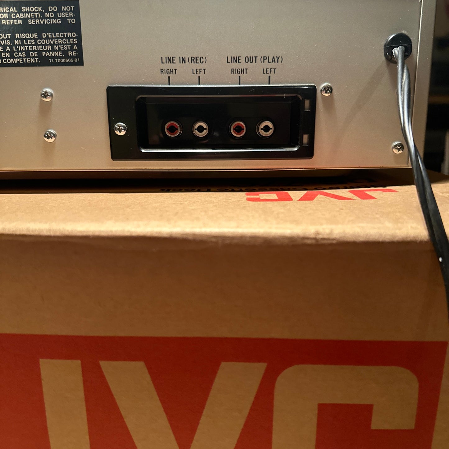 JVC DD-77 STEREO CASSETTE DECK X-CUT SA 3-HEAD DIRECT DRIVE NEAR MINT W/ BOX