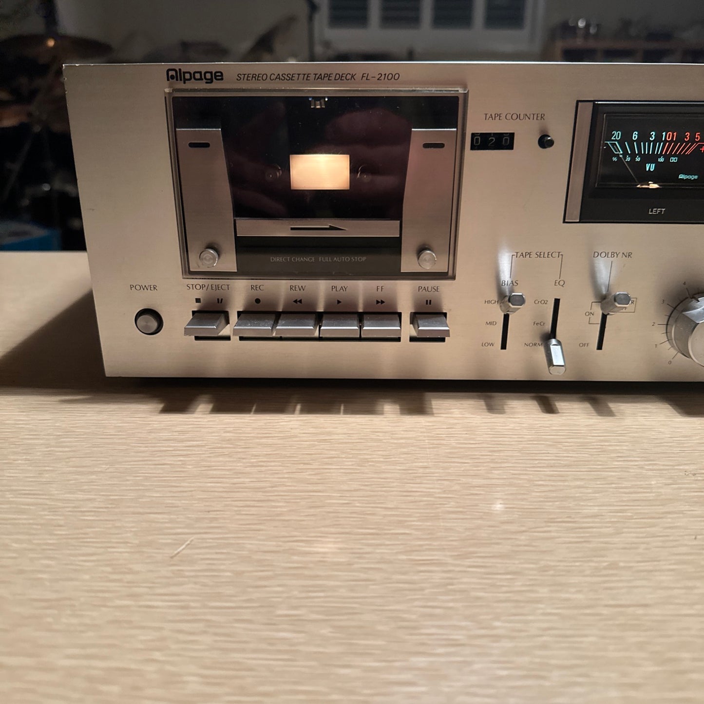 Alpine (Luxman) FL2100 Stereo Cassette Deck *Serviced* Fully Cleaned ✅ VU Meters