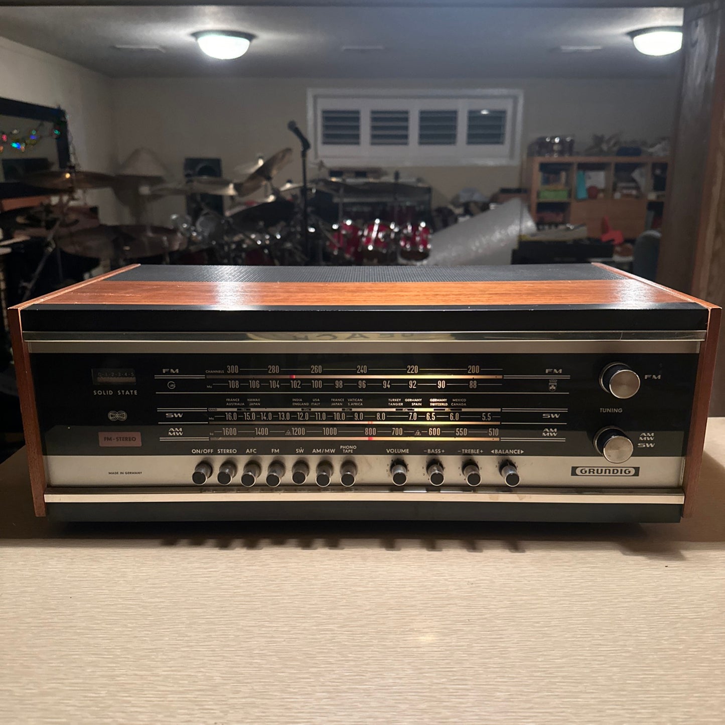 Grundig Am/Fm Short Wave Radio Stereo receiver RTV 320U Cleaned Very Rare 🔥