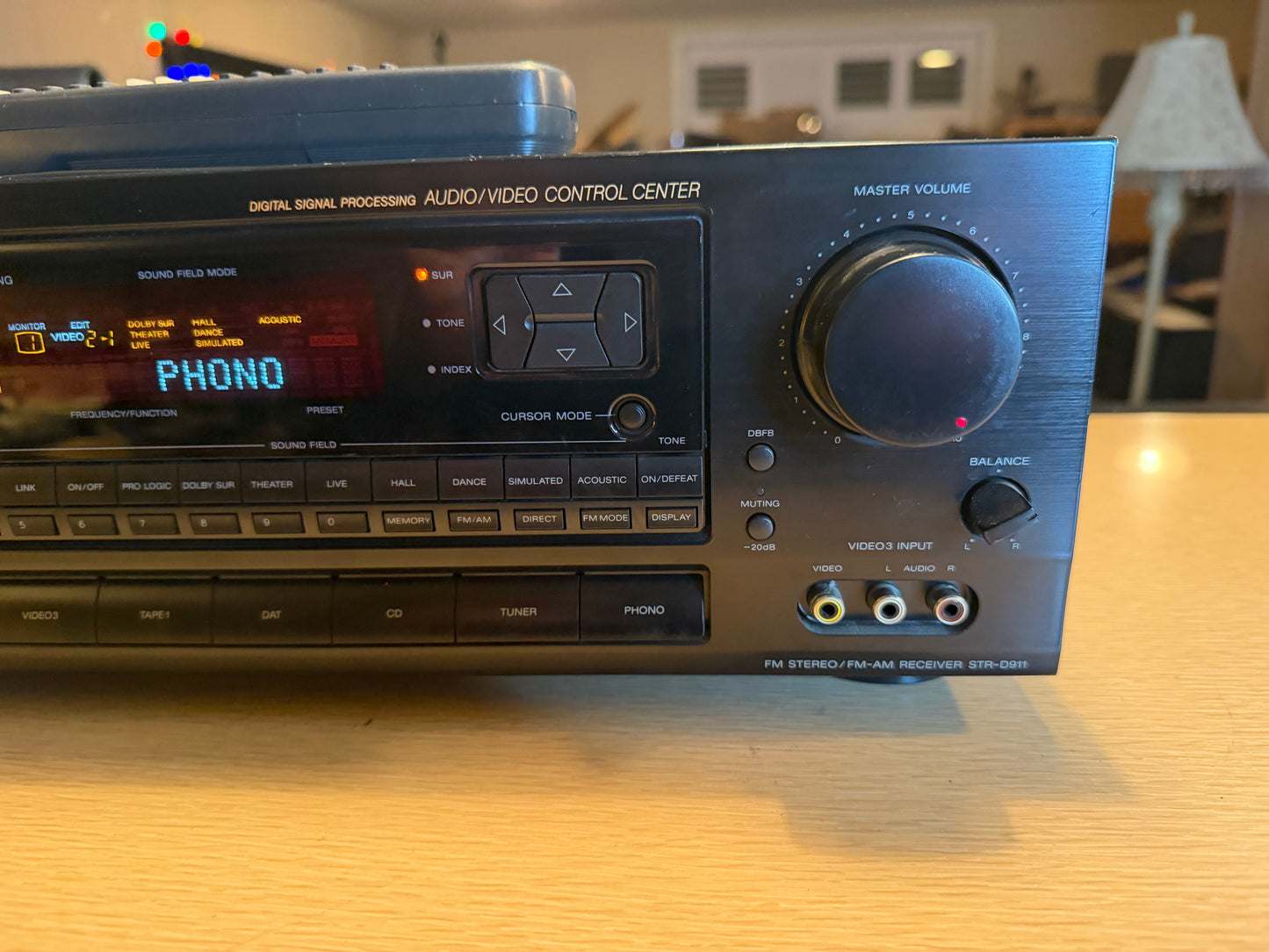 Serviced Sony STR-D911 Digital 100 WPC Audio/Video Control REMOTE BUNDLE Beast🔥