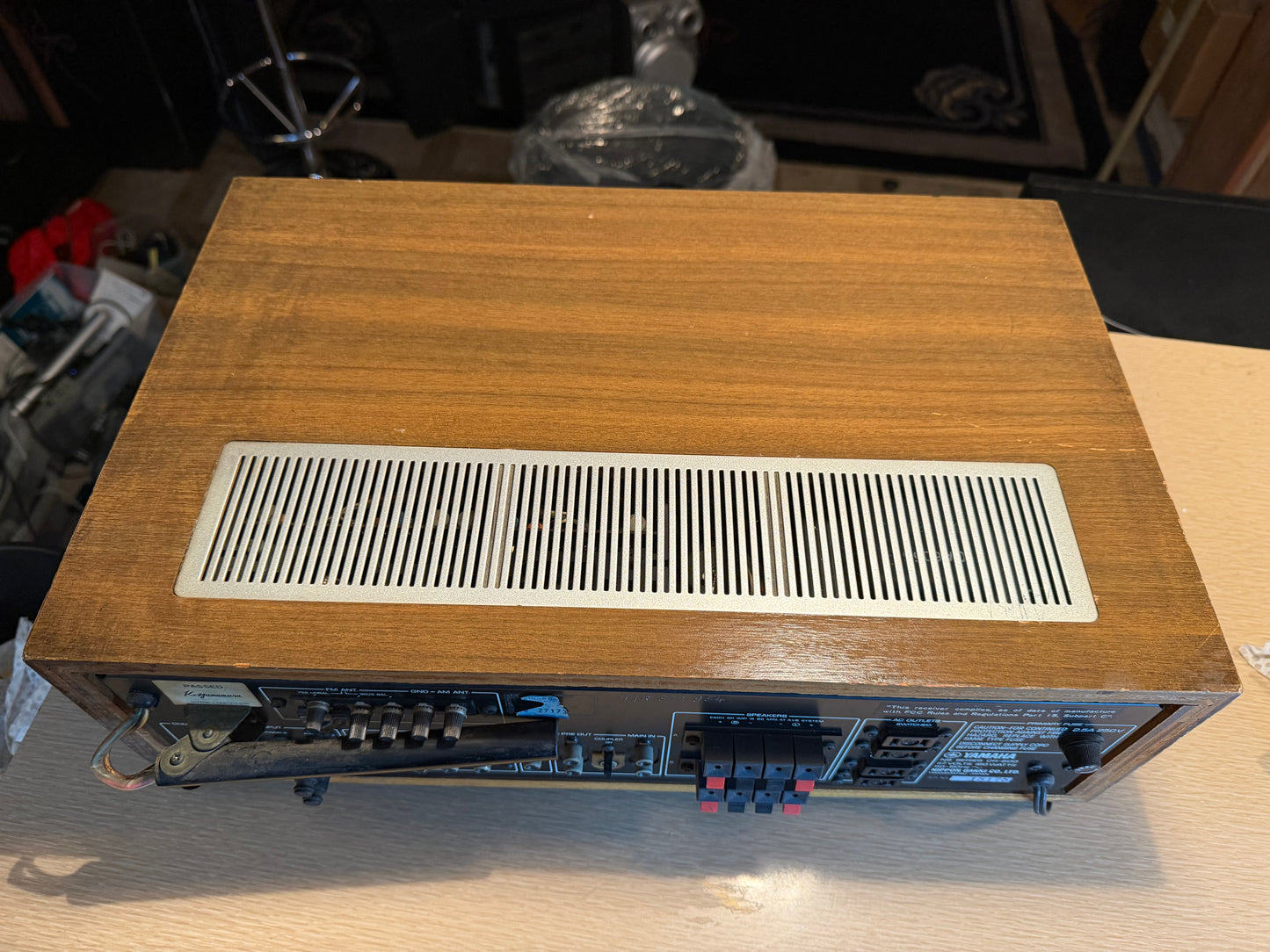 Vintage Yamaha CR-600 Natural Sound Stereo Receiver  Serviced & Cleaned Beauty🎶