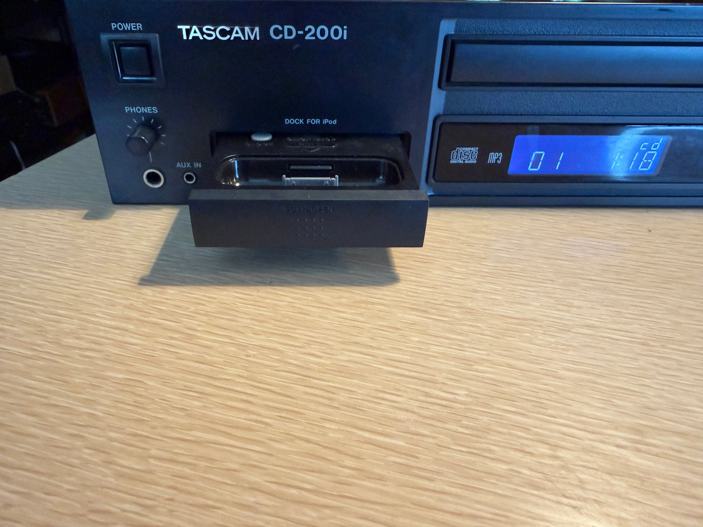 Tascam CD-200i Professional CD Player High fidelity Fresh Servicing Rare 🎶🔥