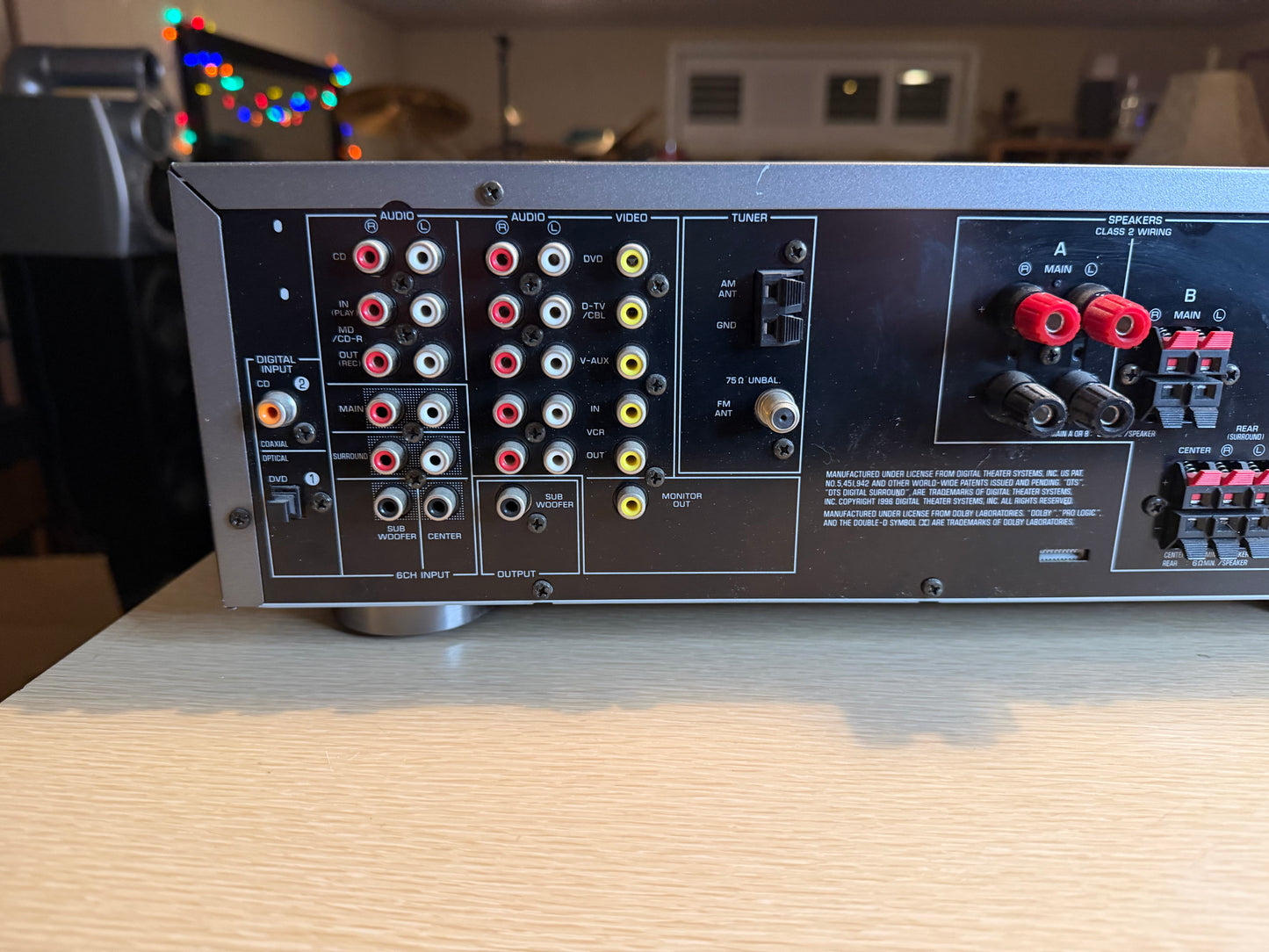 Yamaha HTR-5630 Natural Sound AV Receiver Silver Tested & Cleaned Working #2