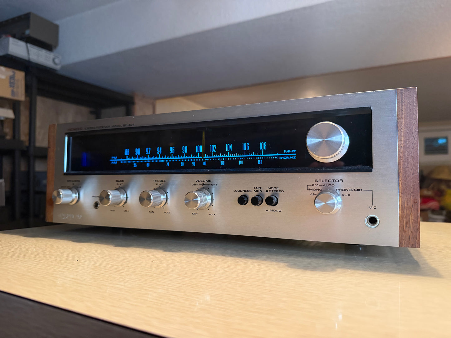 Pioneer SX-424 Stereo Receiver- Excellent Shape - Full Fresh Service Beauty 🎶🔥