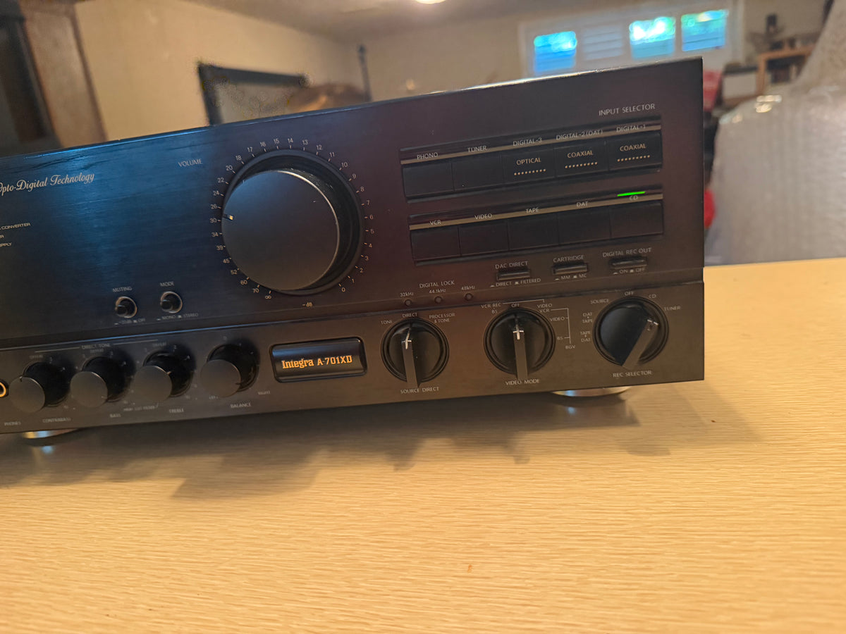Onkyo Integra A-701XD MONSTER 105WPC Integrated Amplifer Very Rare Fresh Service