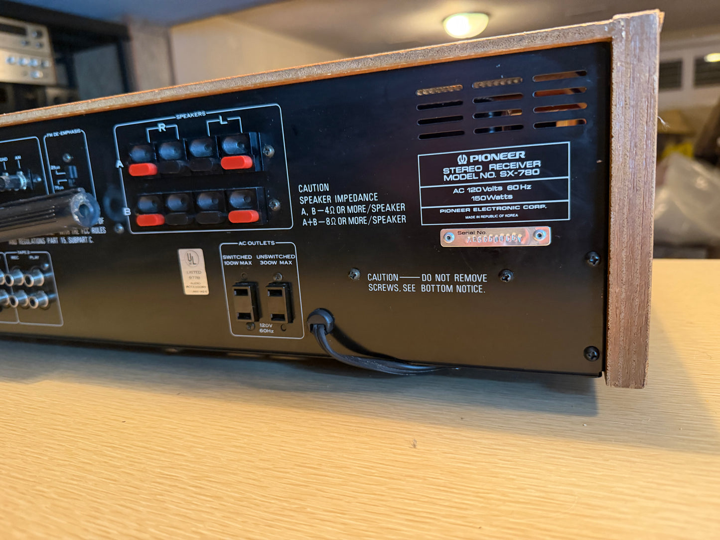 Vintage Pioneer SX-780 Stereo Receiver 45 Watts Per Channel High Output Serviced (Copy)