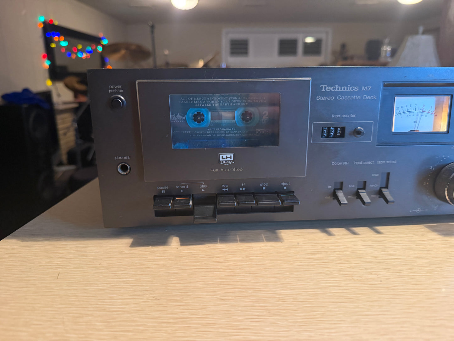 Technics RS-M7 Stereo Cassette Deck Works Great Full Fresh Service Crisp Sound🎶