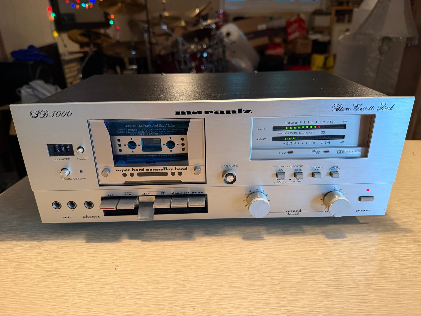 VINTAGE Marantz SD3000 Stereo Cassette Deck  Near Mint Fresh Service Rare Gold🔥