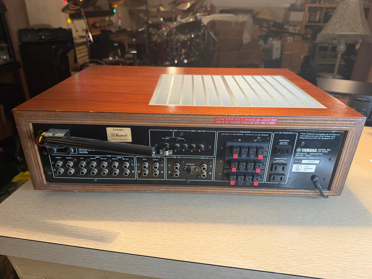 VTG 1970s Yamaha CR-2020 Natural Sound Stereo Receiver AM/FM Tested Working 🔥🎶