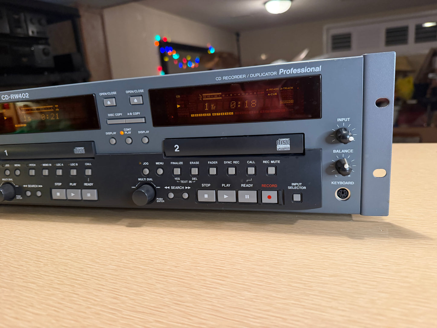 Tascam CD-RW402 Professional Compact Disc Recorder FRESHLY serviced New Belts✅