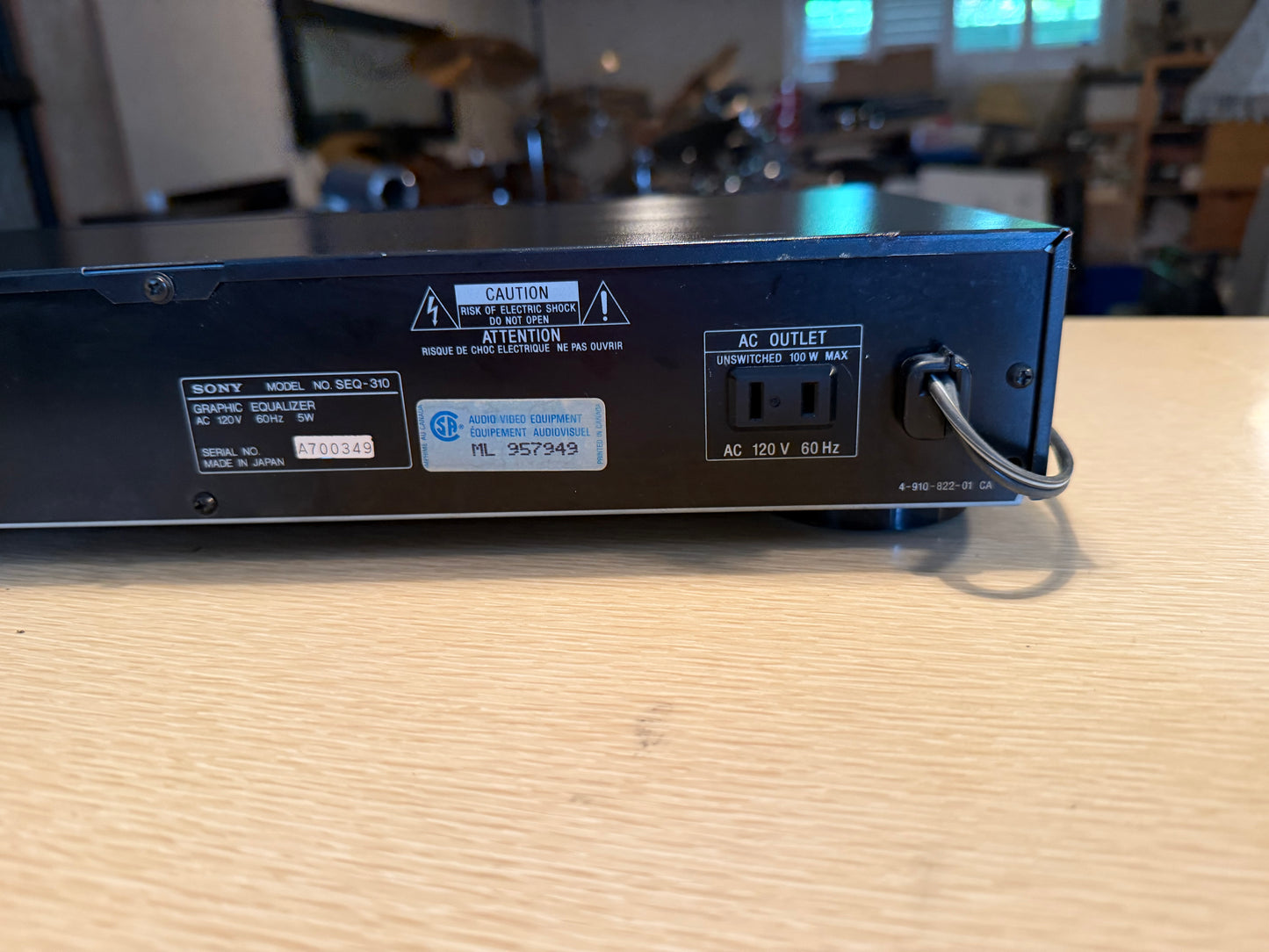 Sony SEQ-310 14-Band Graphic Equalizer  '80s Audio -FRESHLY SERVICED V RARE🎶🔥