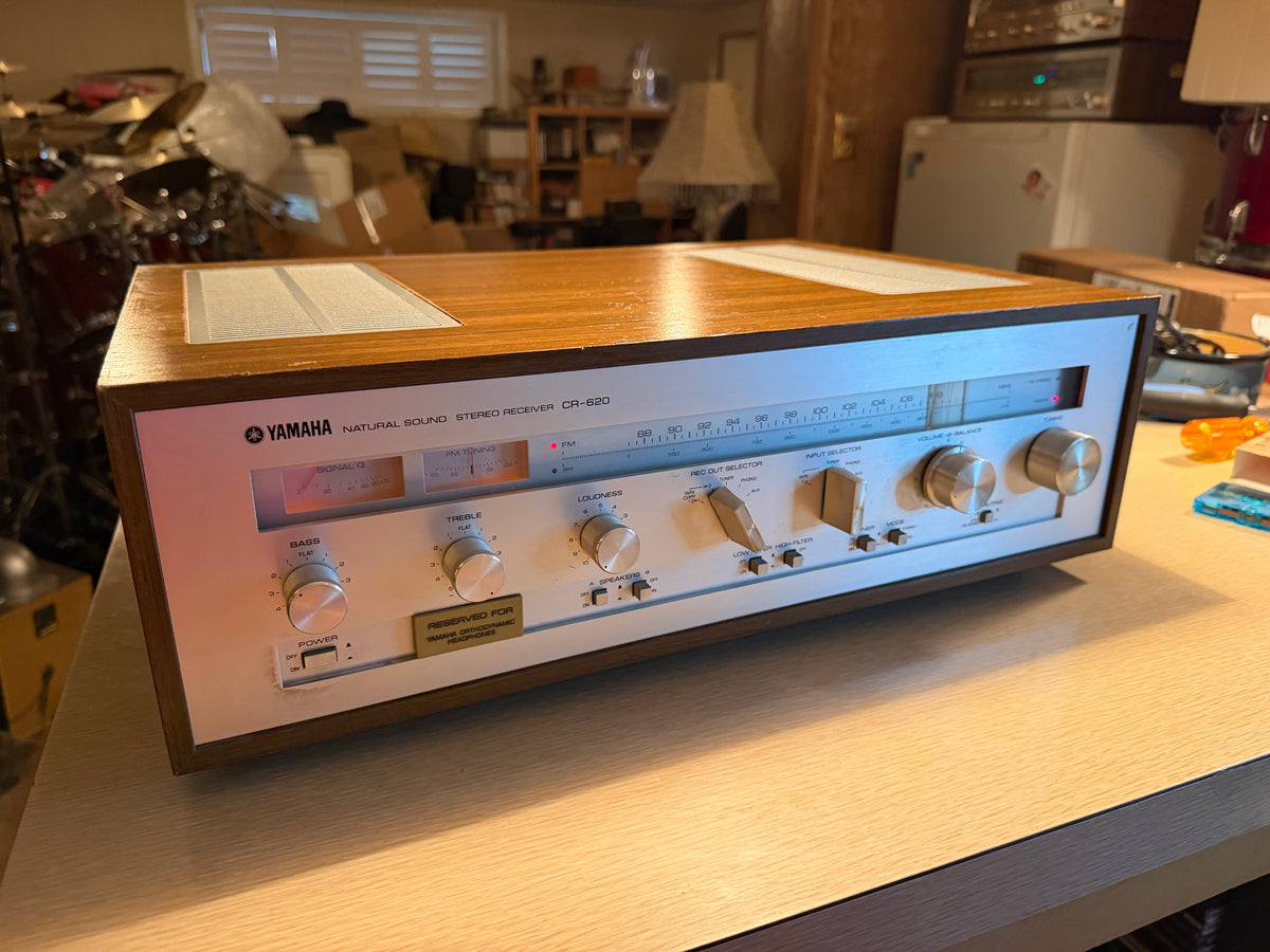 For Repair Yamaha CR-620 Natural Sound AM/FM Receiver, Powers On Volume Issue