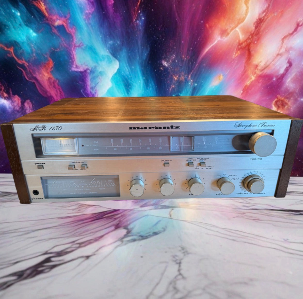 Vintage Marantz Receiver MR 1130 Stereo Am FM Amplifier Needs Servicing READ